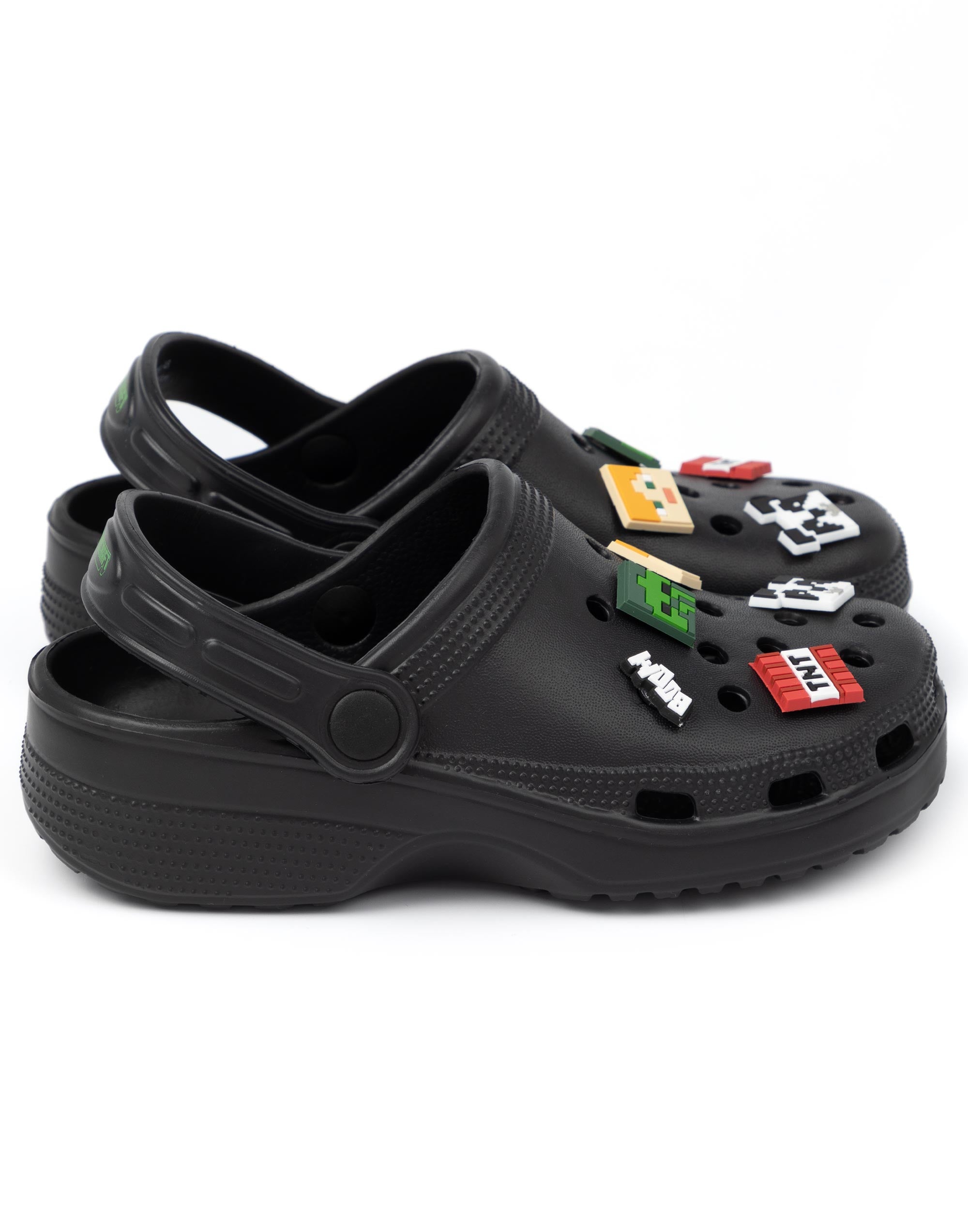 Minecraft Schwarz Charakter Gesicht Clogs Unisex Kinder - Bild 15 von 51
