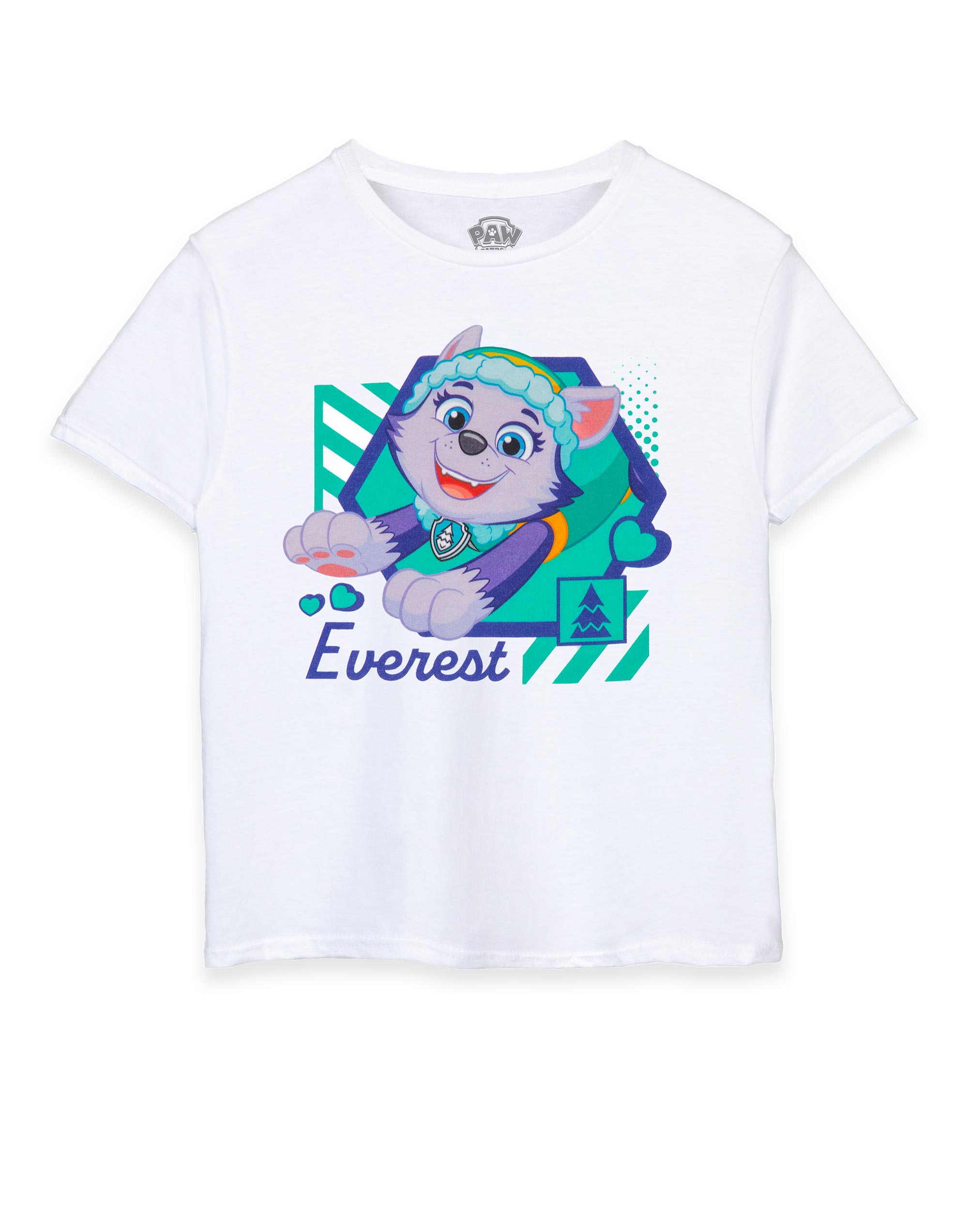 Футболка Paw Patrol Weißes с изображением Эвереста из коллекции kurzen для детей