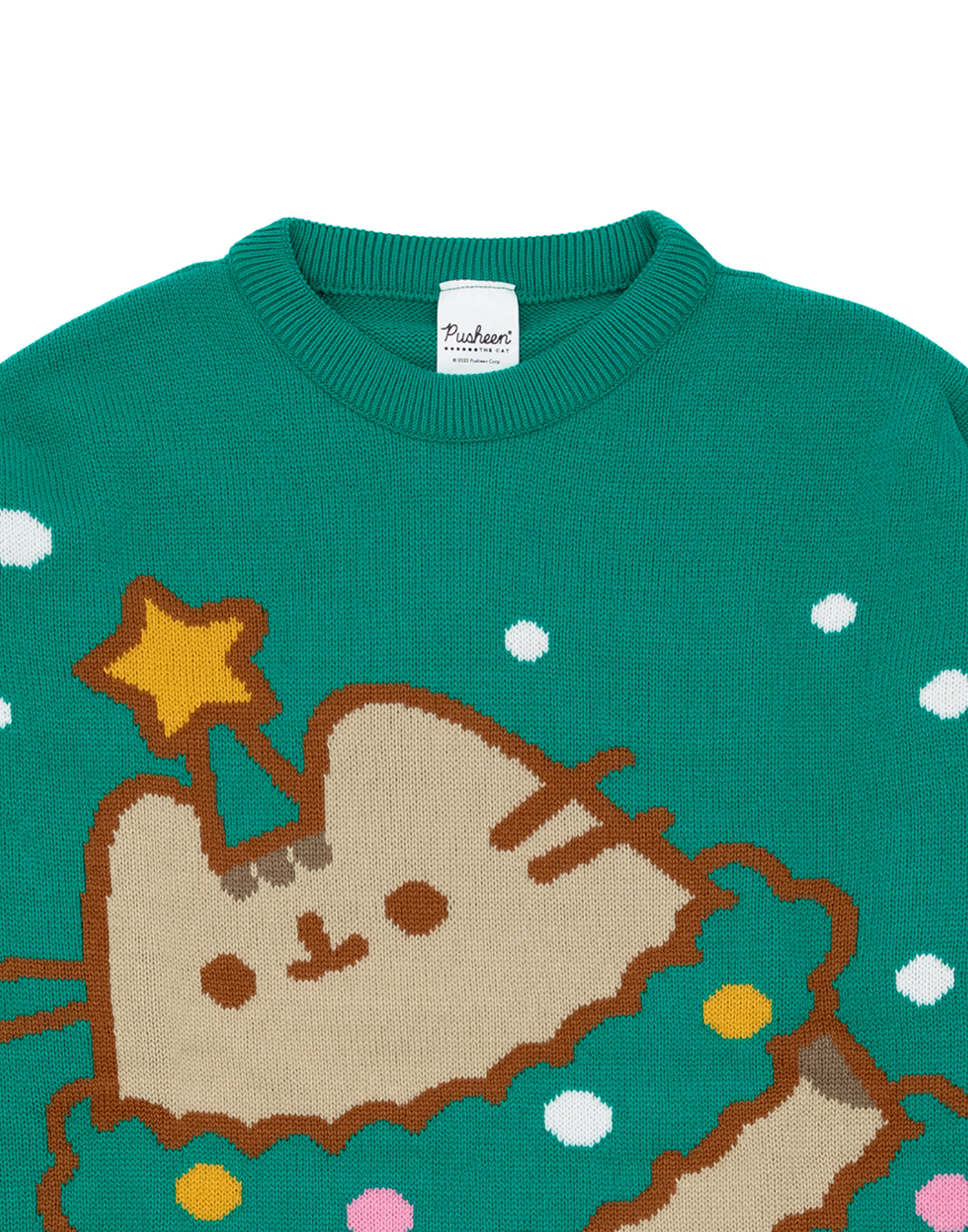 Jersey de Navidad verde Pusheen árbol de Navidad para mujer - Imagen 13 de 22