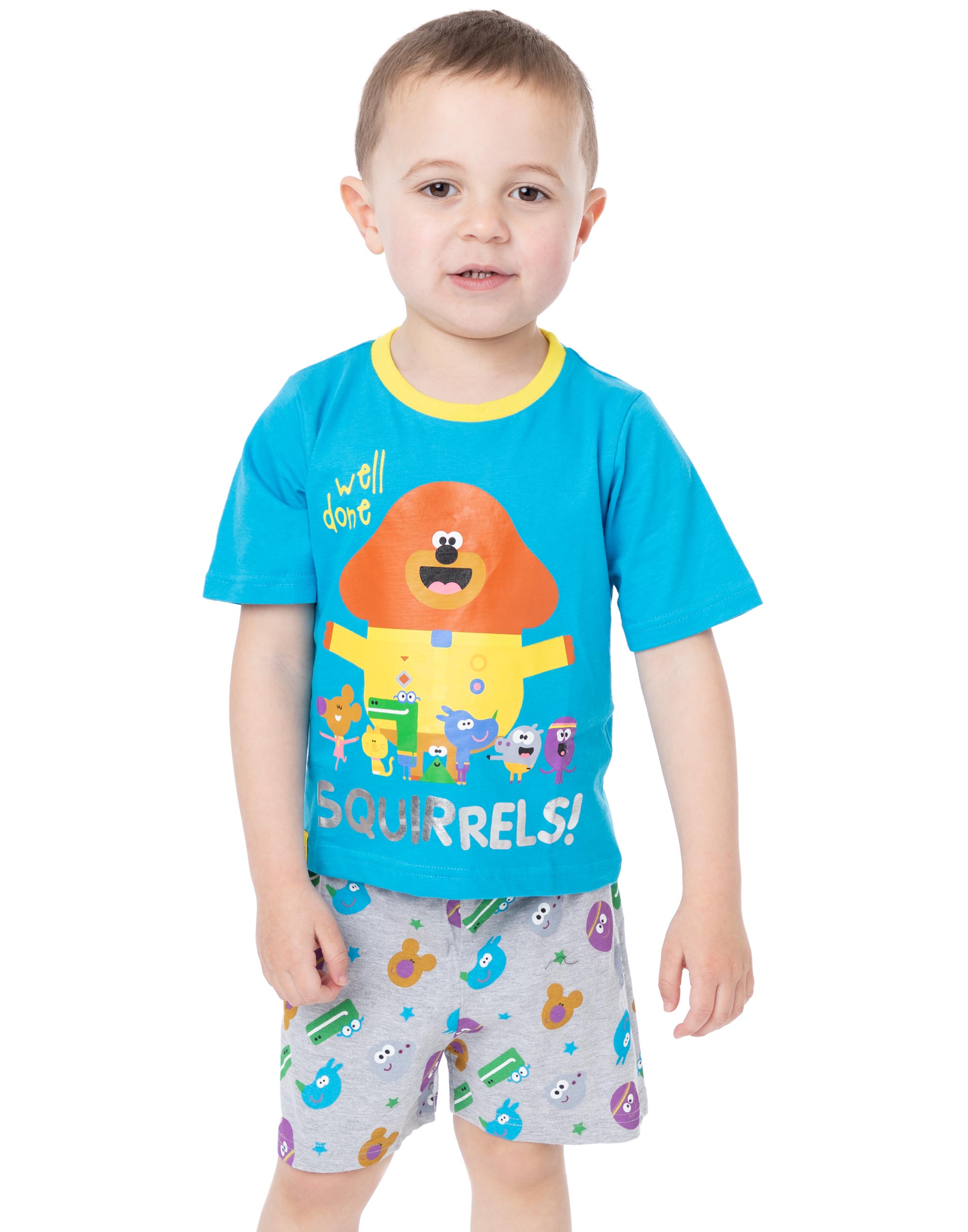 Pijama de pierna corta manga corta con estampado integral y colocación de personajes Hey Duggee Se - Imagen 13 de 35