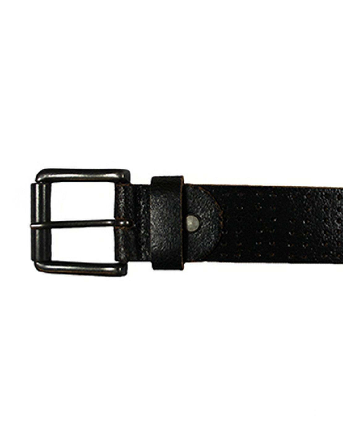 Carteras mostaza cinturón negro para hombre - Imagen 4 de 8