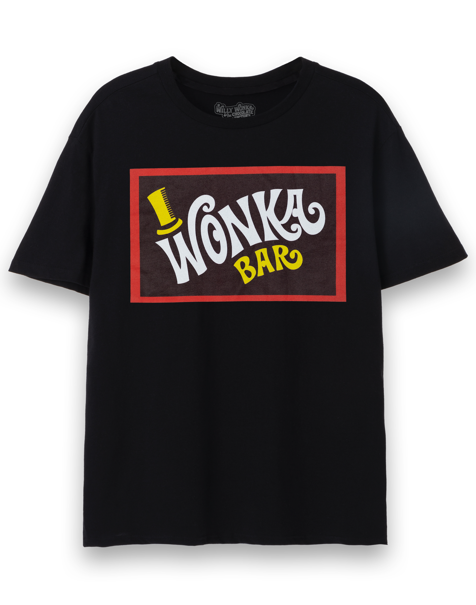 Футболка унисекс Wonka Schwarz Wonka Bar Kurzärmeliges