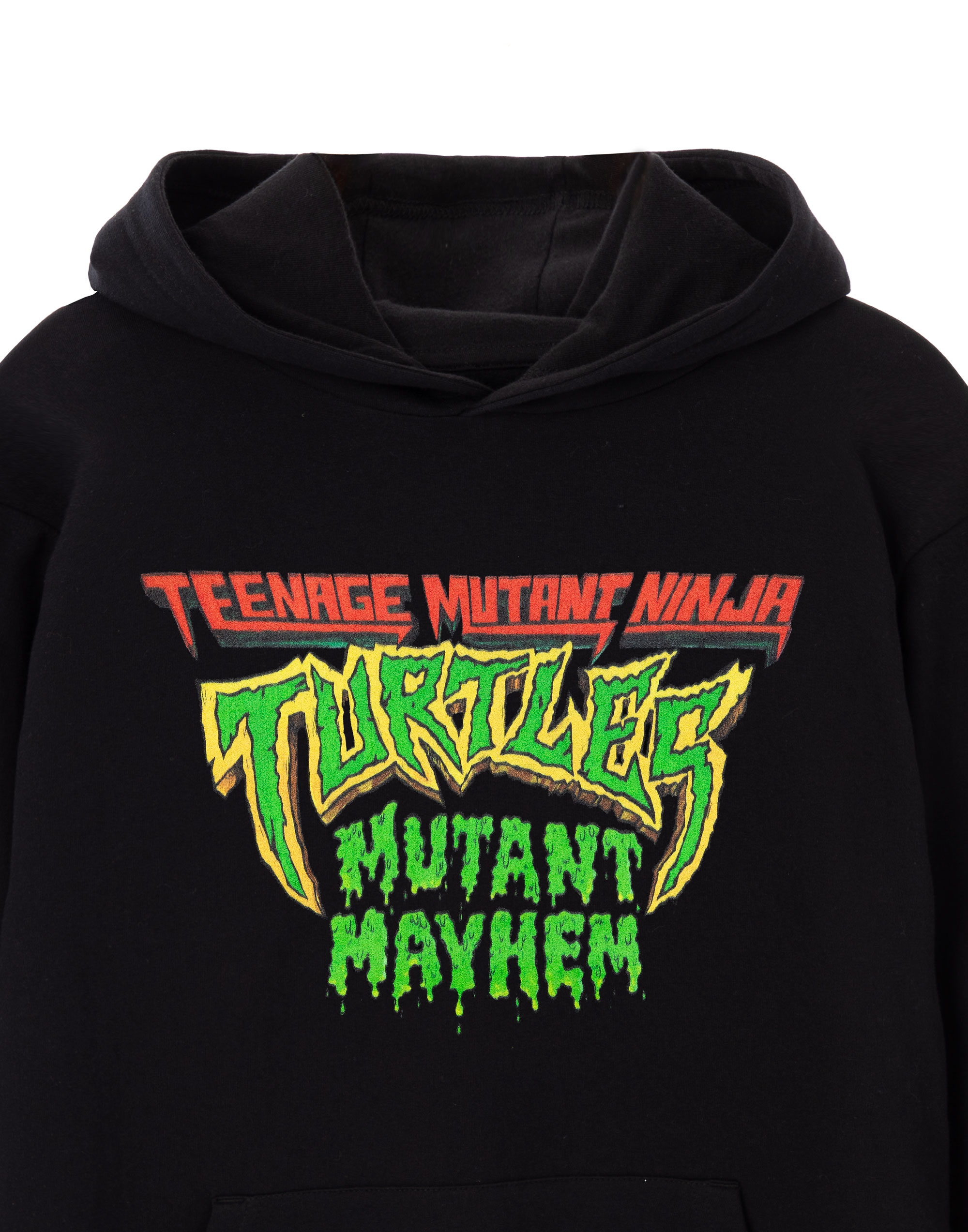Teenage Mutant Ninja Turtles Black Mutant Mayhem Logo Hoodie Mens - Picture 16 of 59
