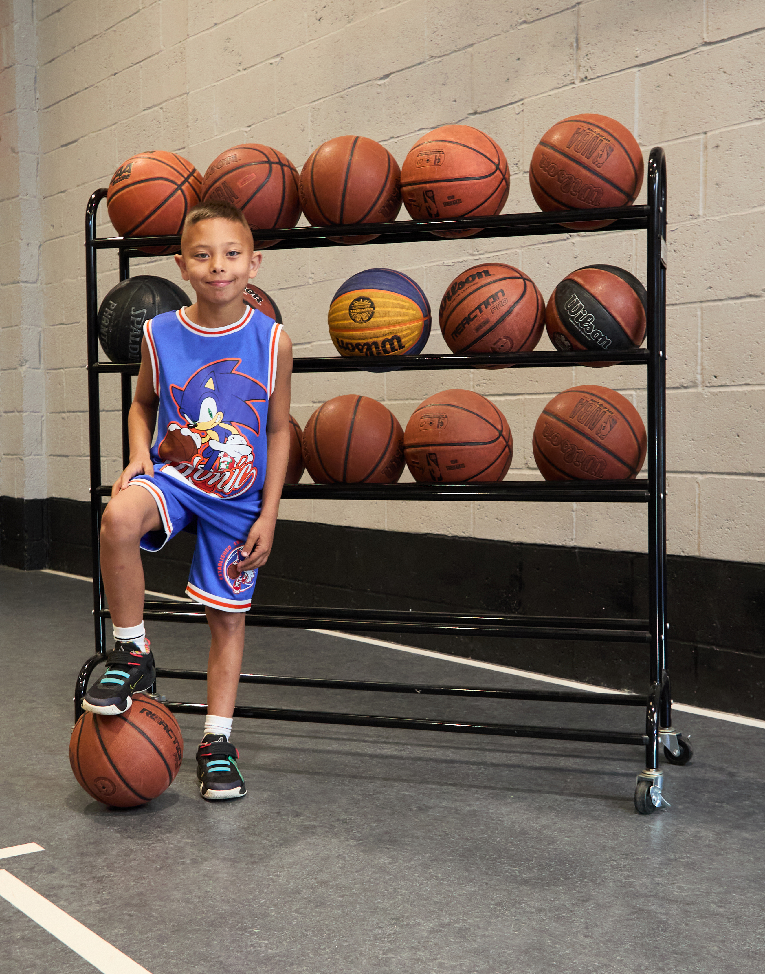 Sonic the Hedgehog Blau Figur 2 Stück Basketball Set Jungen - Bild 3 von 37