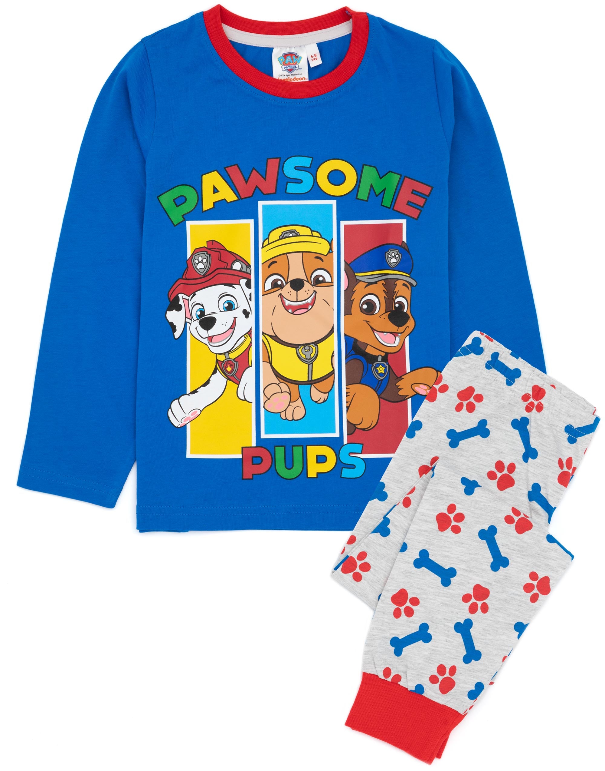 Пижамный комплект Paw Patrol Blaues для детей и взрослых, которые хотят быть вместе
