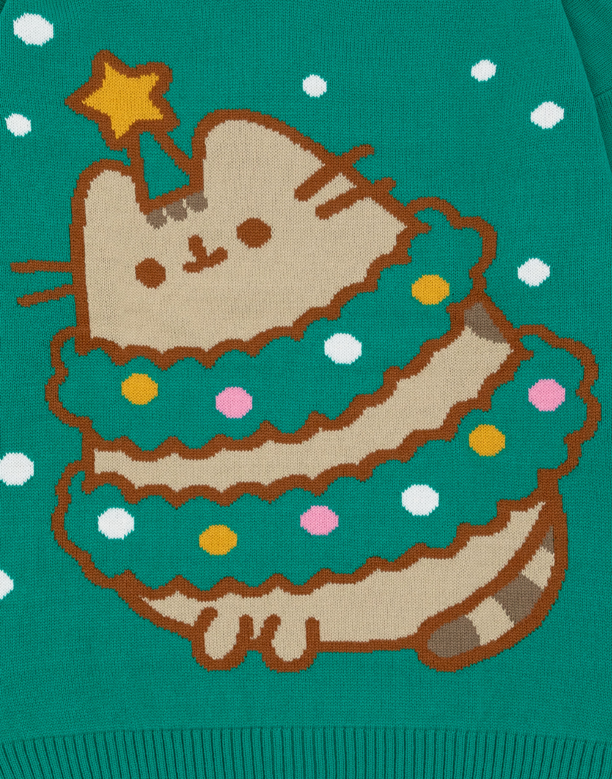 Jersey de Navidad verde Pusheen árbol de Navidad para mujer - Imagen 12 de 22