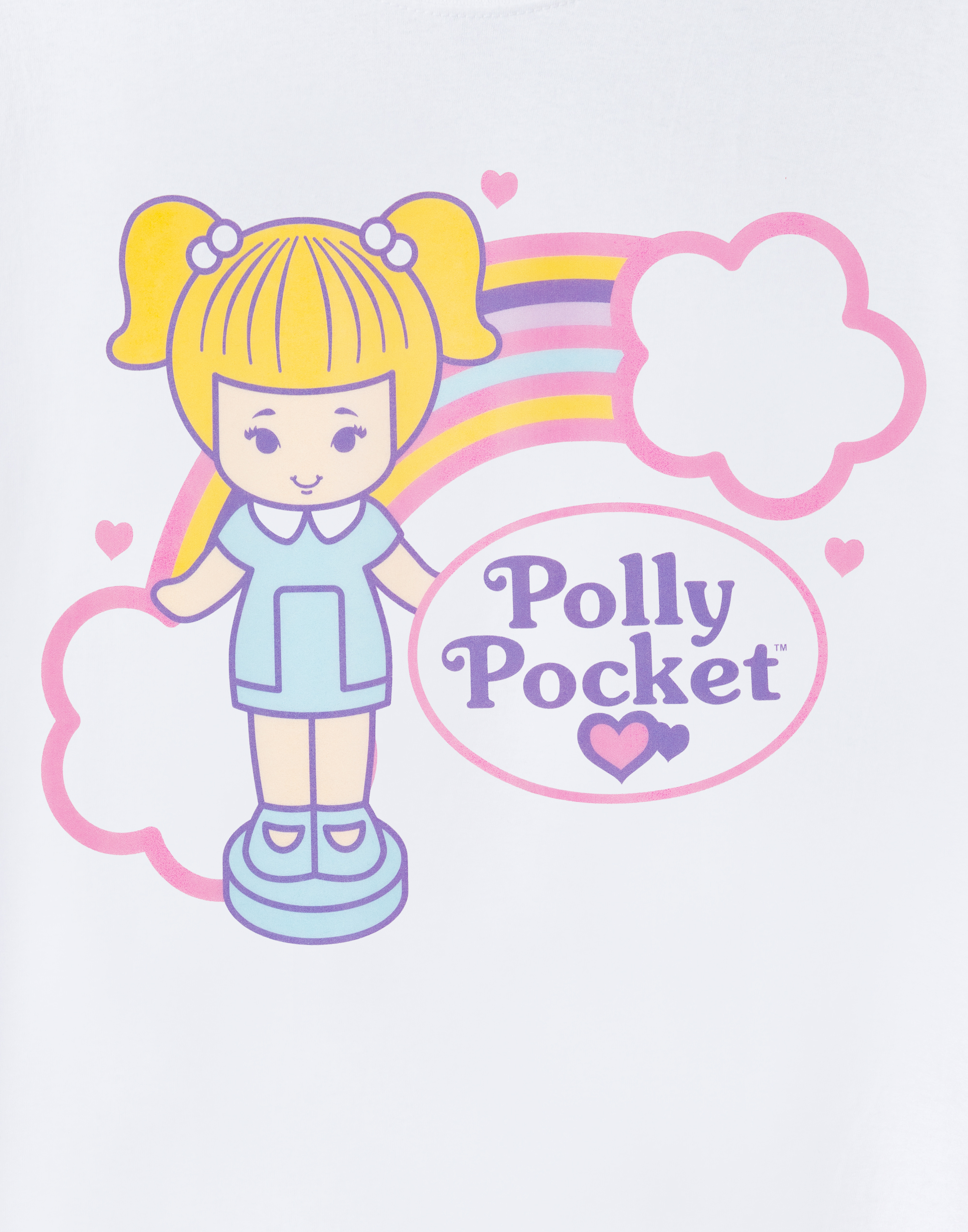 Camiseta de manga corta Polly Pocket blanca para mujer - Imagen 10 de 38