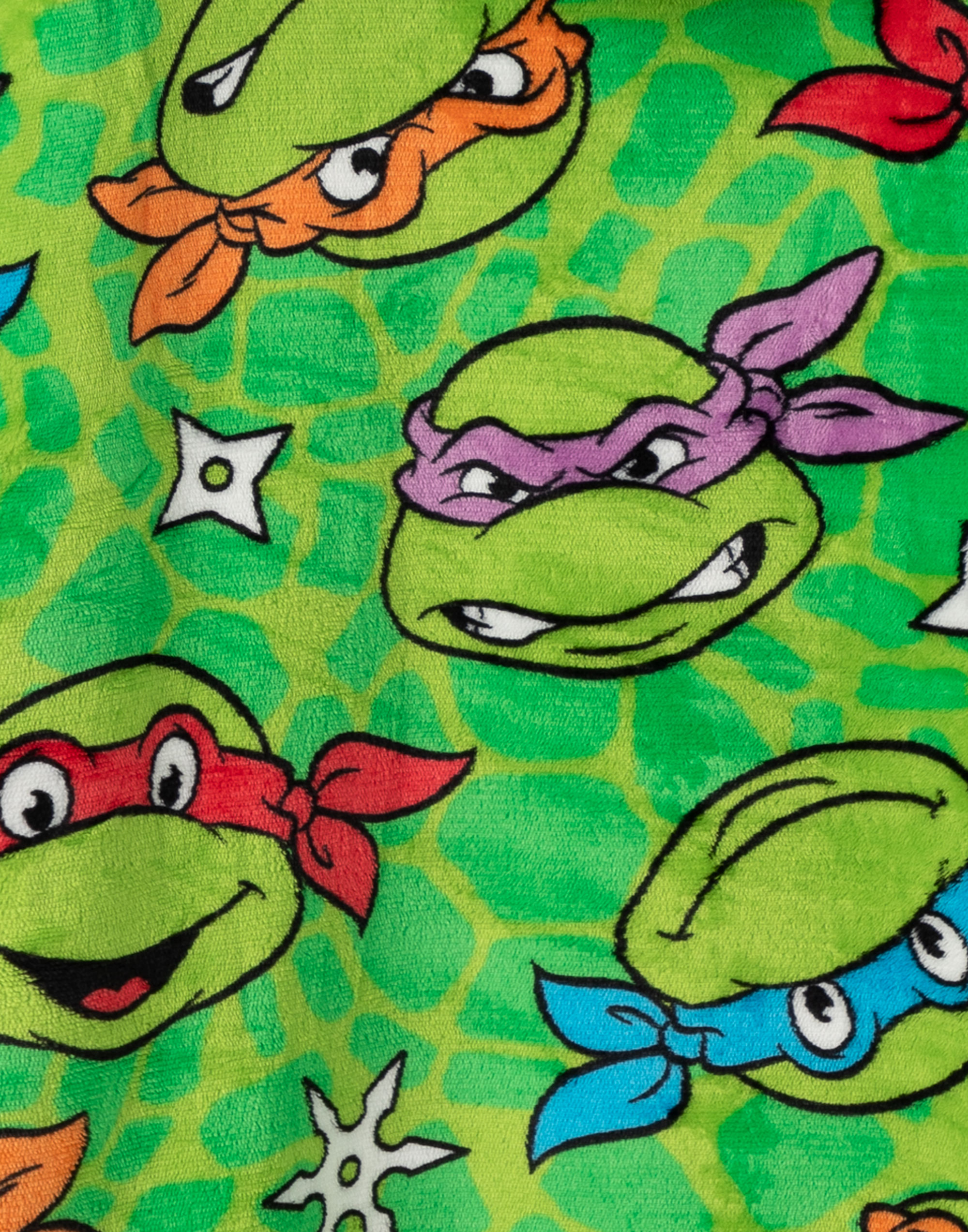 Teenage Mutant Ninja Turtles Green Blanket Hoodie Boys - Picture 15 of 22