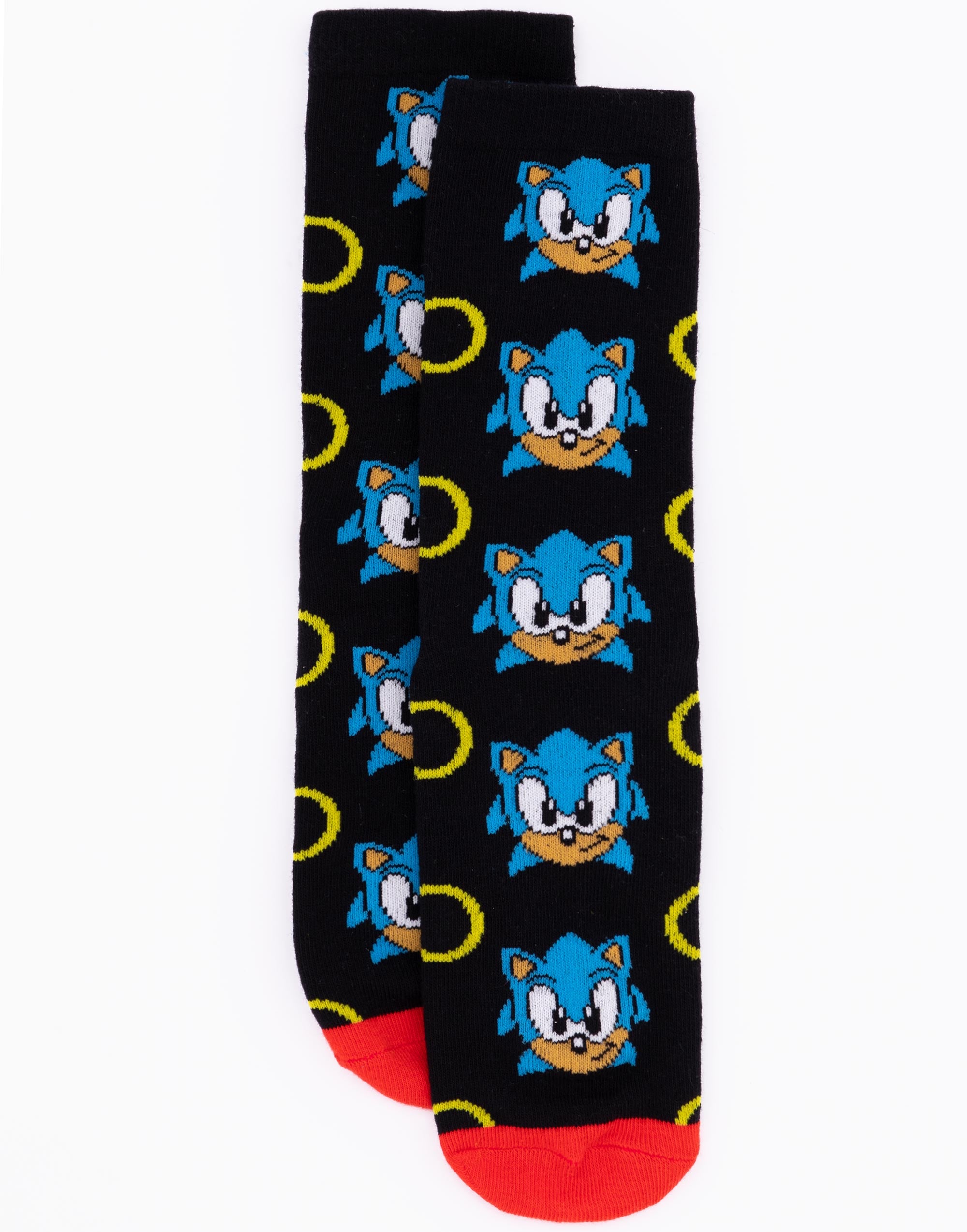 Sonic the Hedgehog Sonic Mens 7-11 UK Calf Socks Set of 3 - Picture 11 of 12