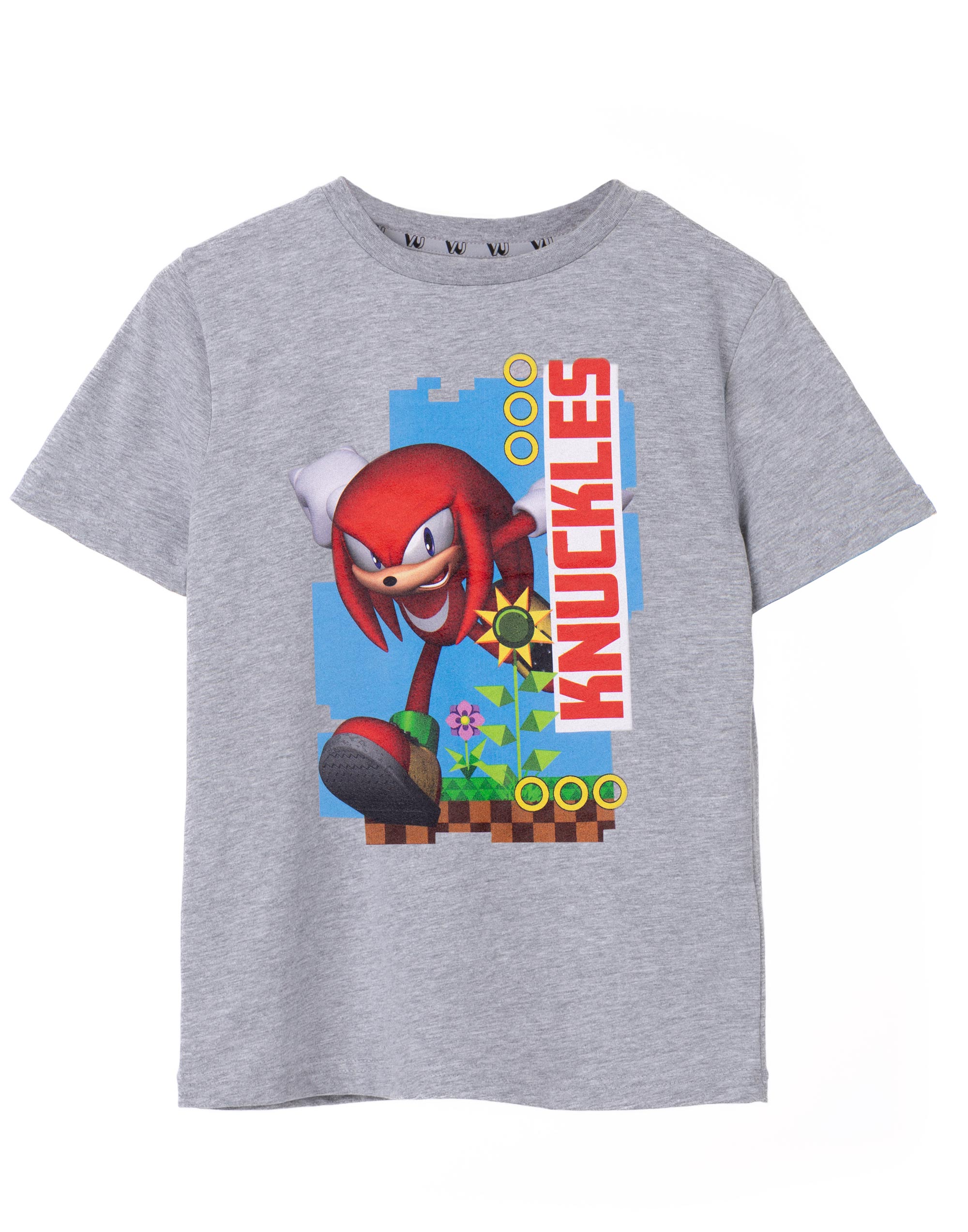 Футболка Sonic the Hedgehog Graues Knuckles mit kurzen, унисекс, Kinder