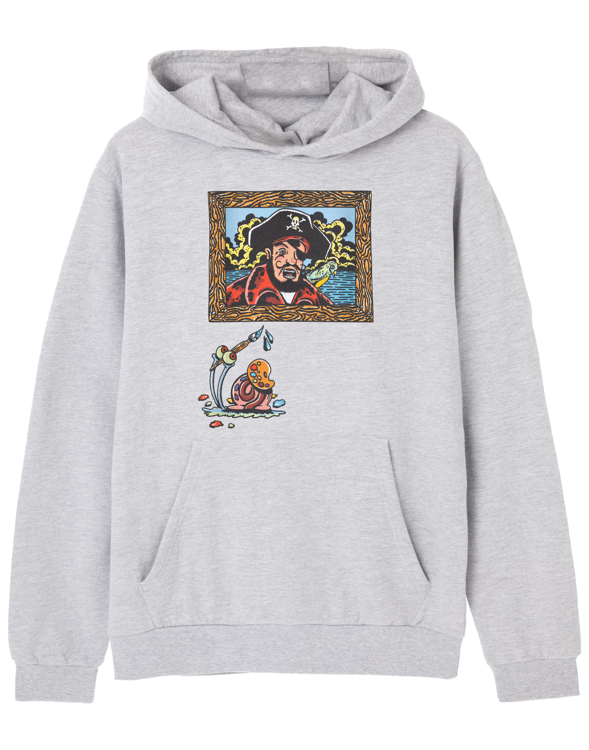 SpongeBob SquarePants Grau Artistic Gary Kapuzenpullover Mnner 8390₽