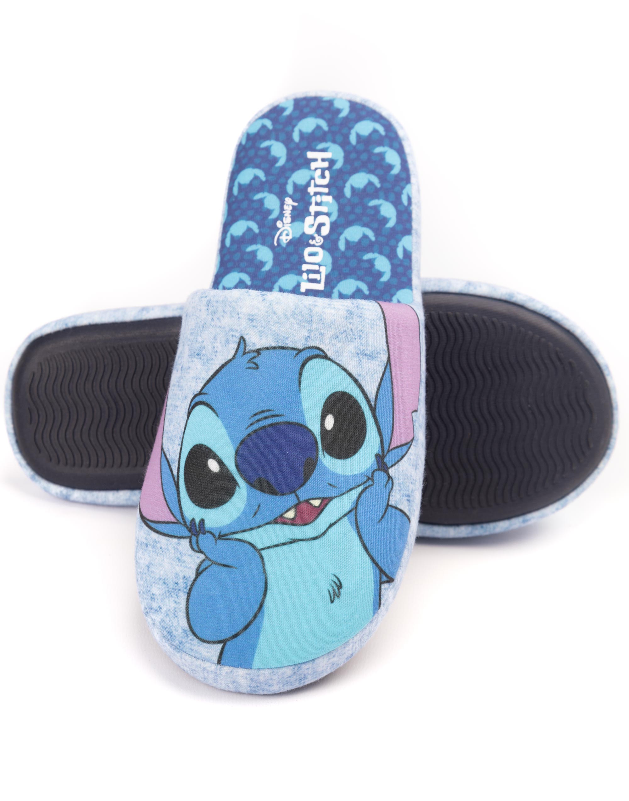 Disney Blue Lilo and Stitch Mule Slippers Womens - Picture 15 of 25