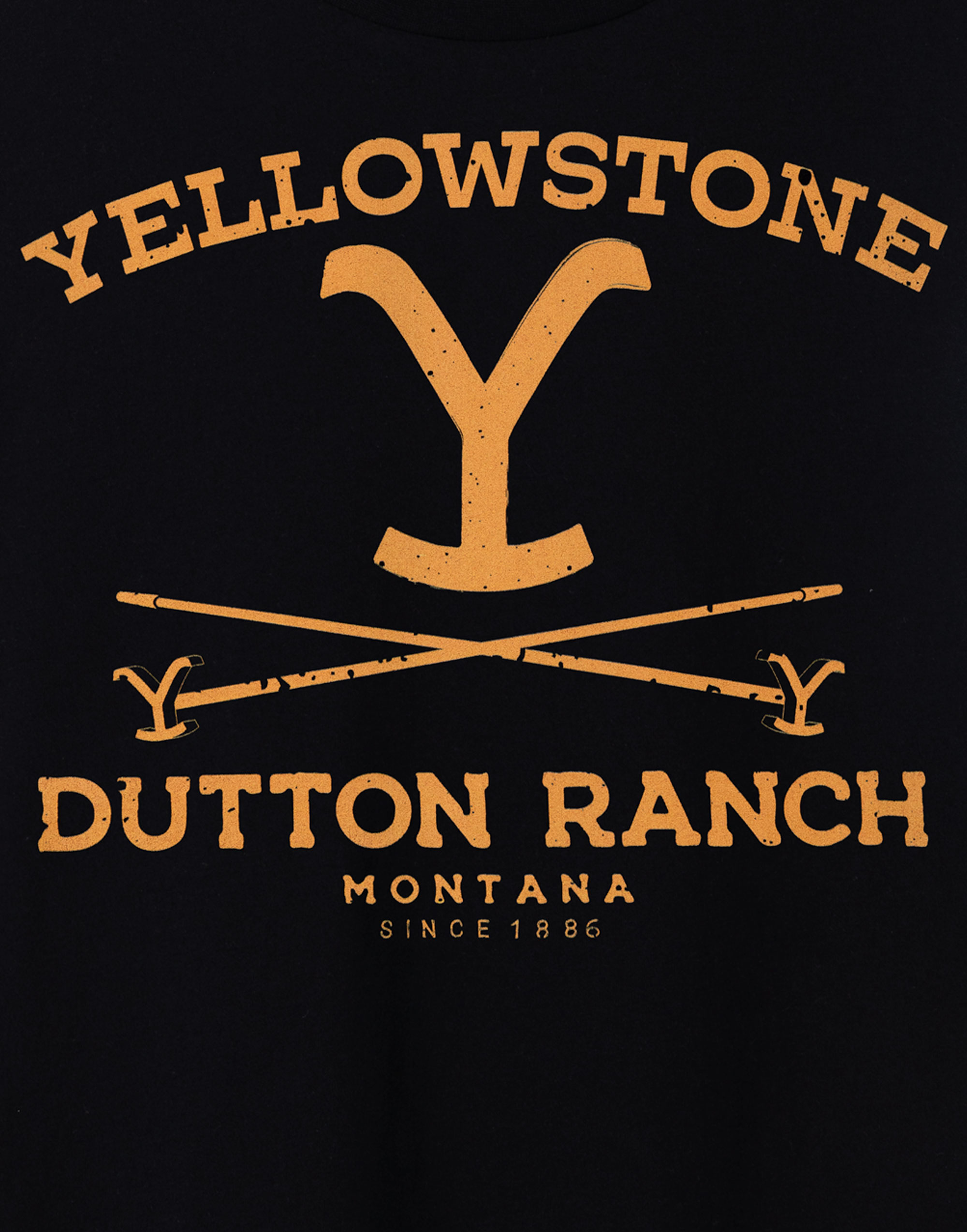 Yellowstone Black Dutton Ranch Short Sleeved T-Shirt Mens - Picture 12 of 46