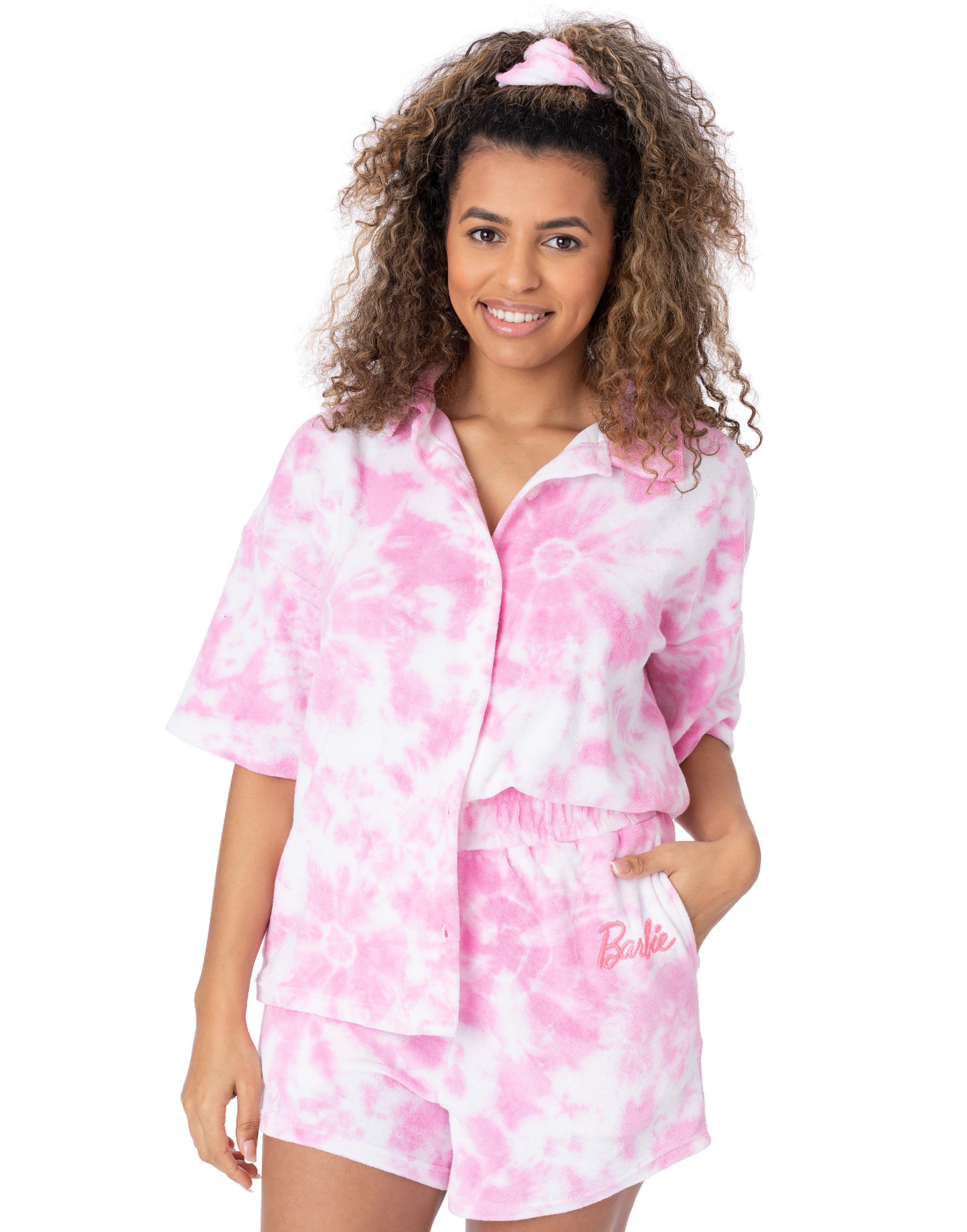 Barbie Rosa 3 Piezas Toalla Co-ord Mujer - Imagen 10 de 45