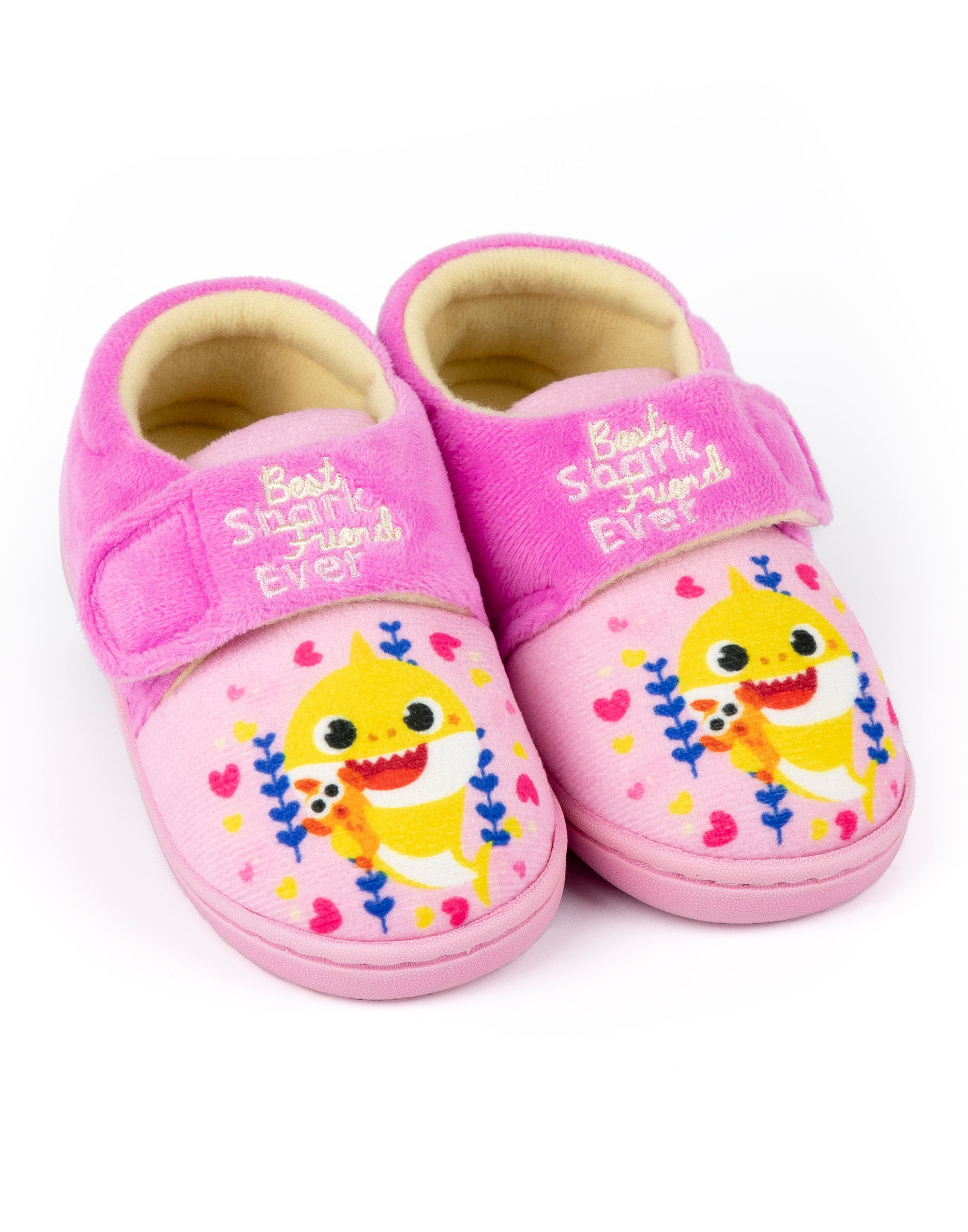 Zapatillas mocasines bebé tiburón rosa gancho y bucle (niñas) - Imagen 12 de 39