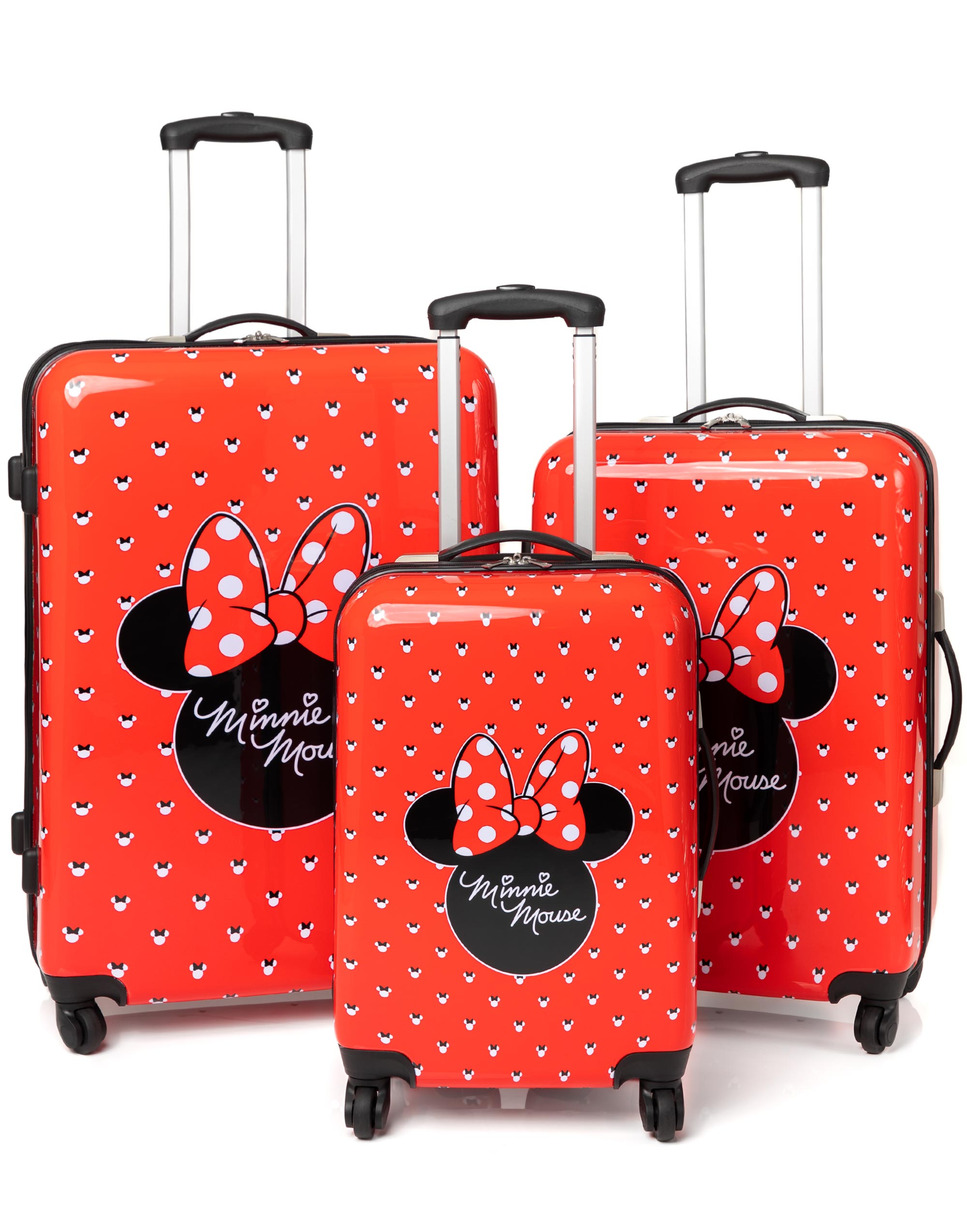 Disney Red Minnie Mouse Small Suitcase Womens