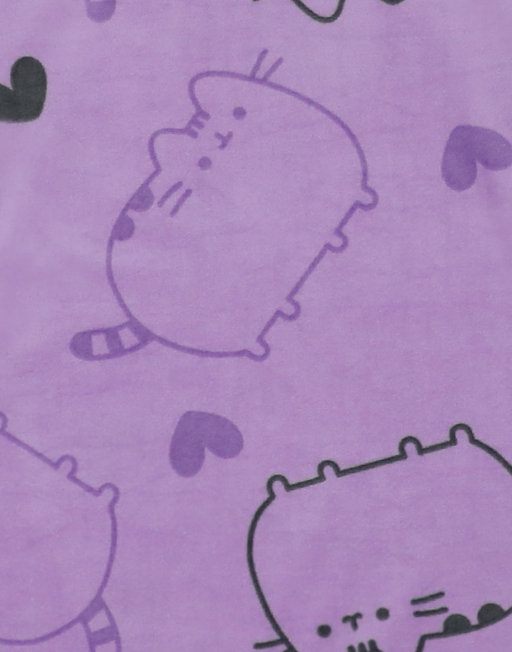 Pusheen Purple All Over Print Long Sleeve Long Leg Pyjama Set Girls - Imagen 14 de 24