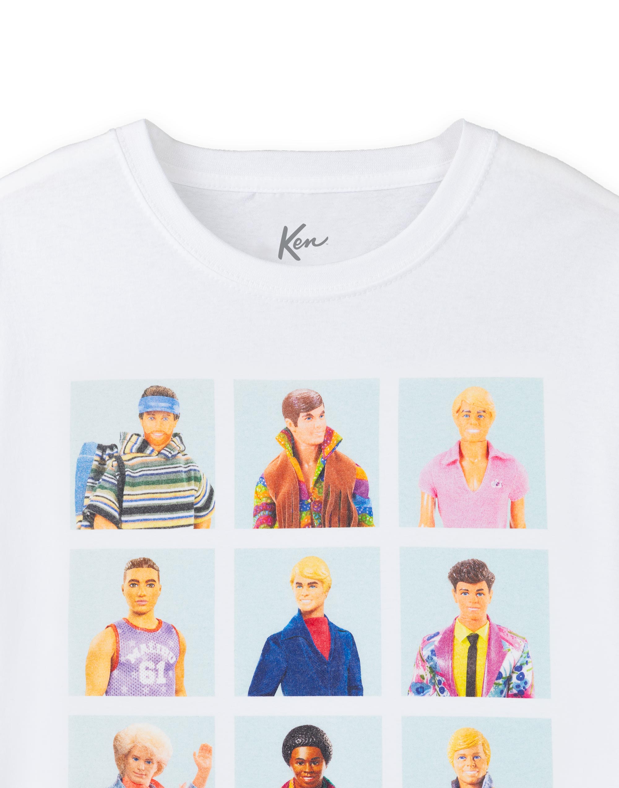 Barbie Blanca Ken Serving Lewks Camiseta Manga Corta Para Hombre - Imagen 19 de 59