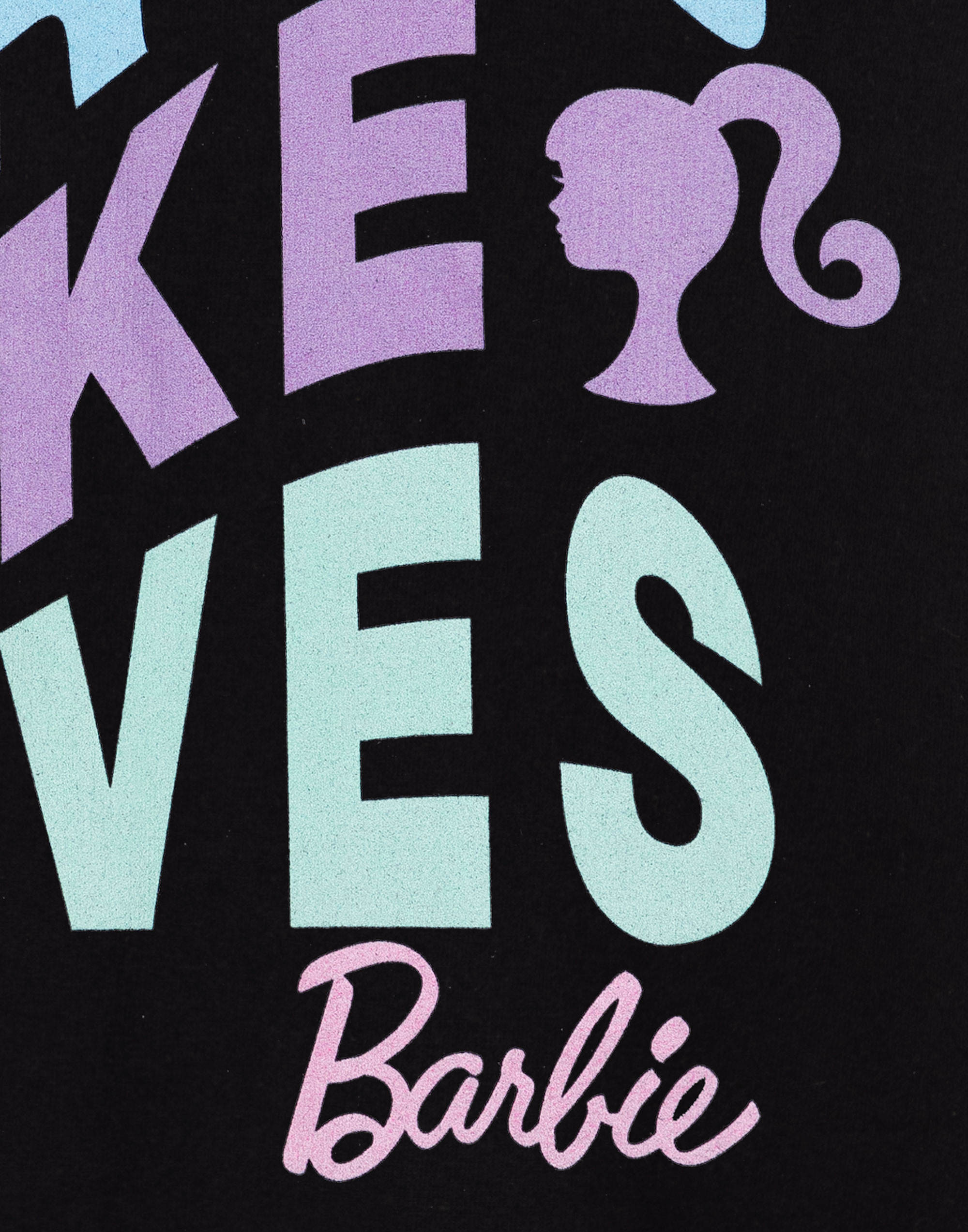 Barbie Black Strong Girls Make Waves Hoodie Girls - Picture 16 of 46