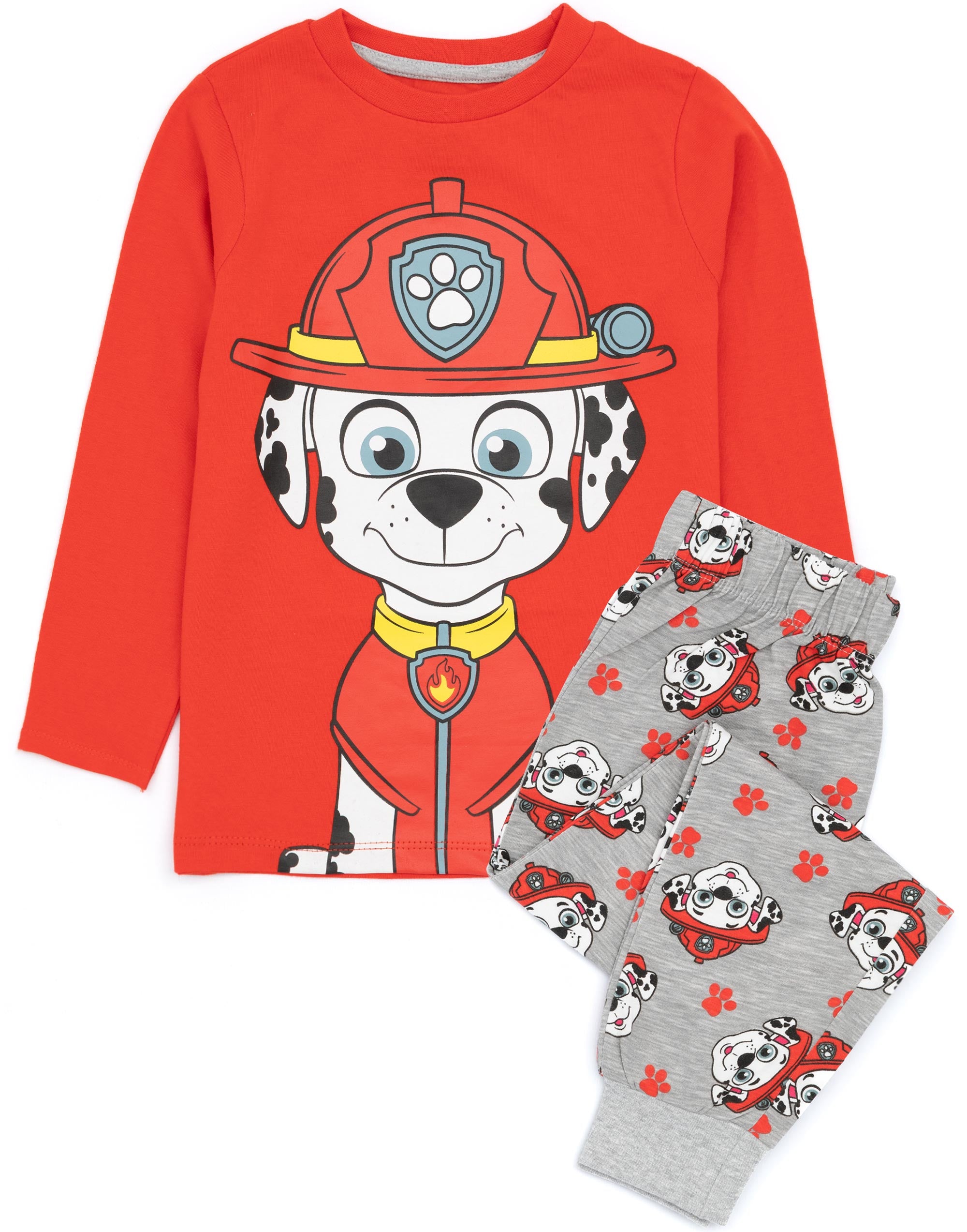 Conjunto de pijama de pierna larga manga larga con estampado de personajes y estampado integral de Paw Patrol - Imagen 13 de 34