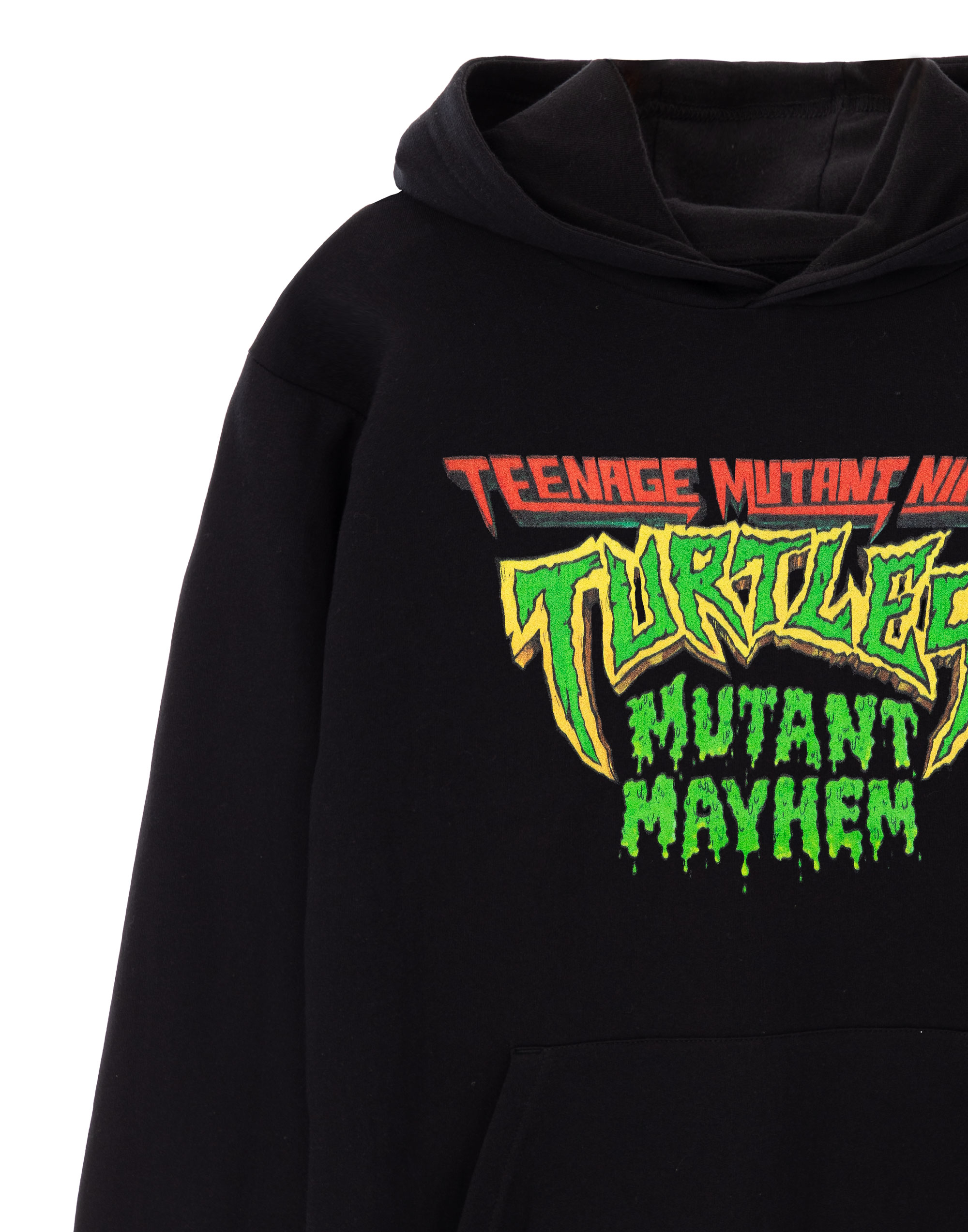 Teenage Mutant Ninja Turtles Black Mutant Mayhem Logo Hoodie Mens - Picture 18 of 59