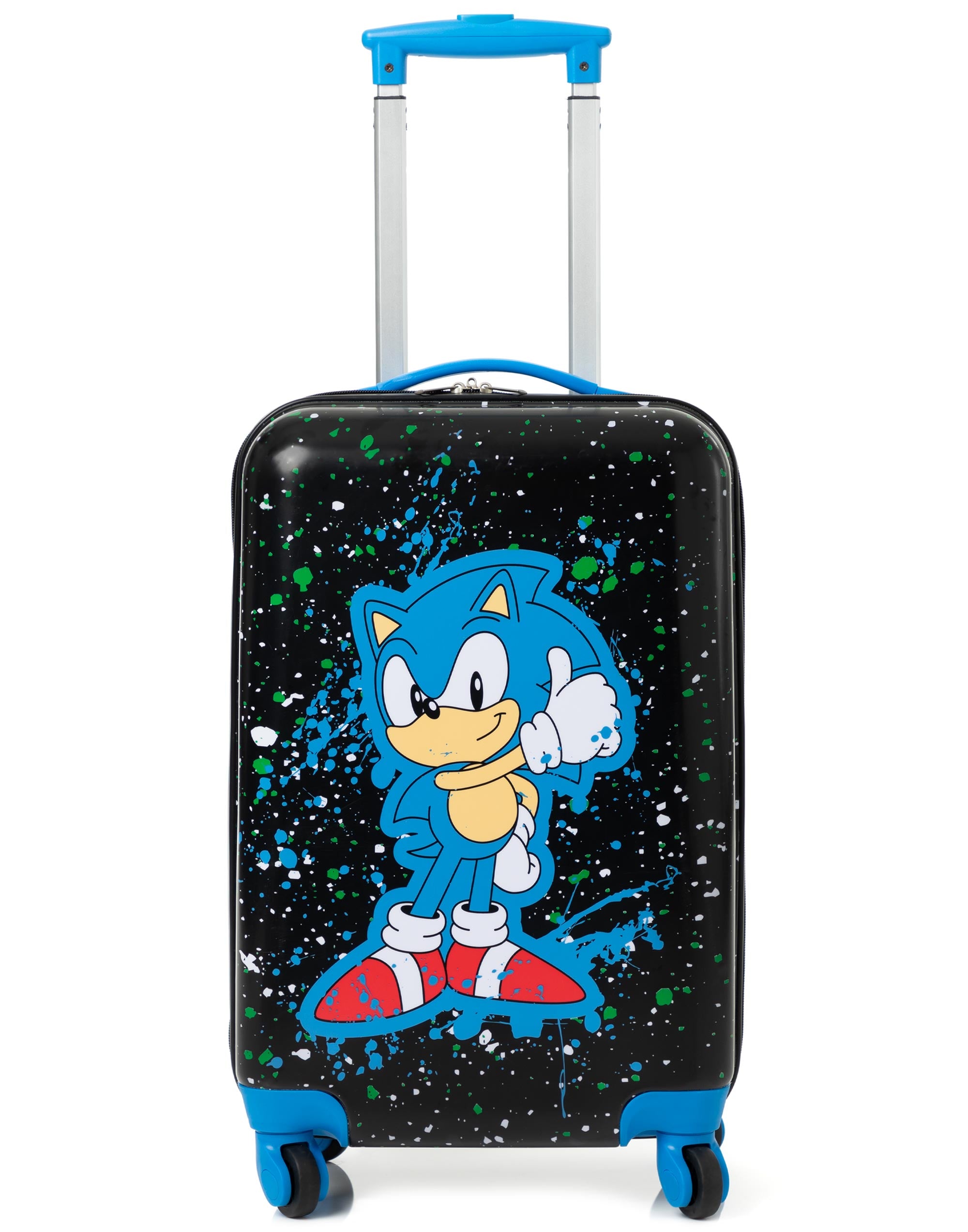 Sonic the Hedgehog Black Medium Suitcase Unisex Kids | eBay