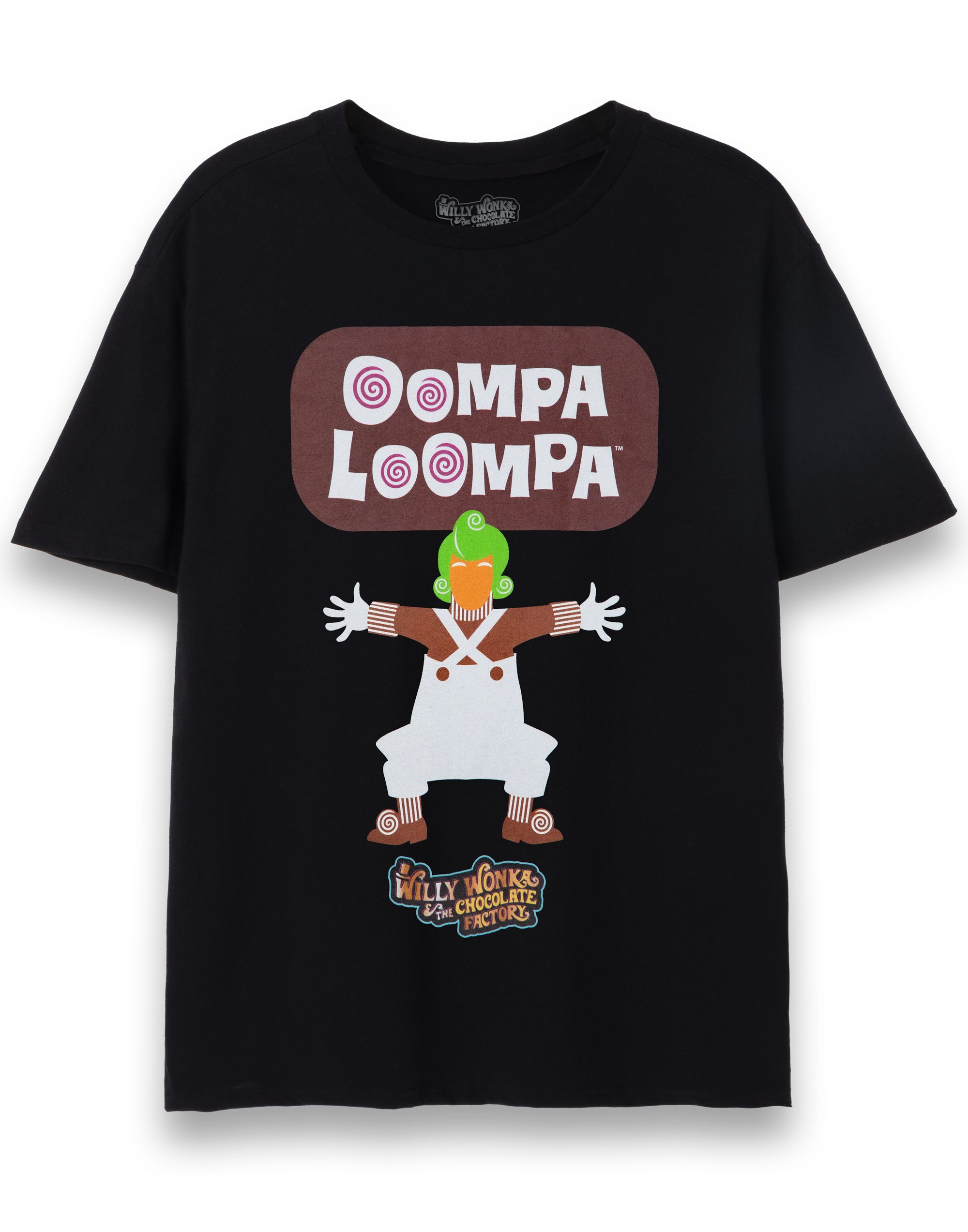Футболка Wonka Schwarzes Oompa Loompa mit kurzen Ärmeln унисекс