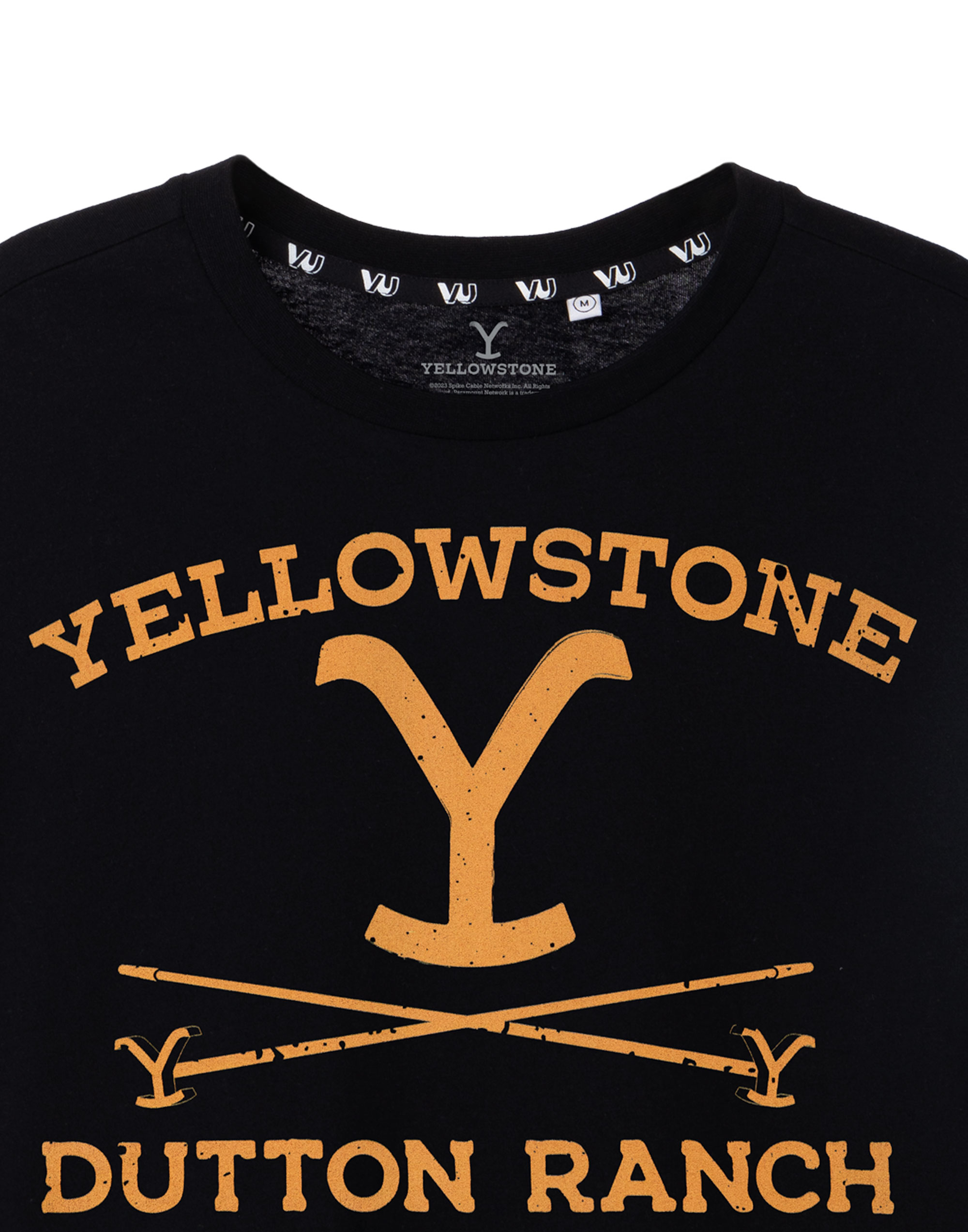 Yellowstone Black Dutton Ranch Short Sleeved T-Shirt Mens - Picture 13 of 46