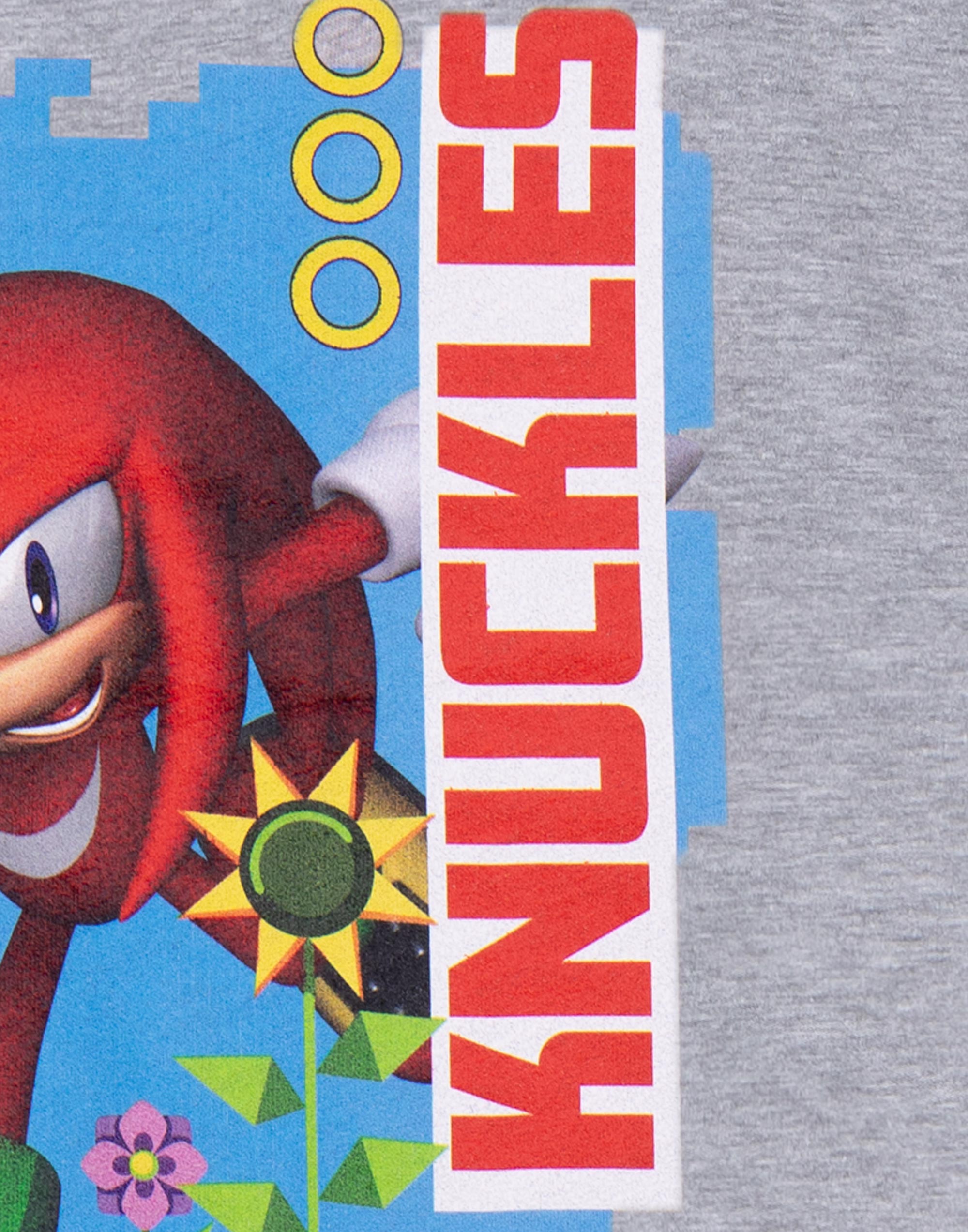 Sonic the Hedgehog Grey Knuckles Short Sleeved T-Shirt Unisex Kids - Picture 15 of 40