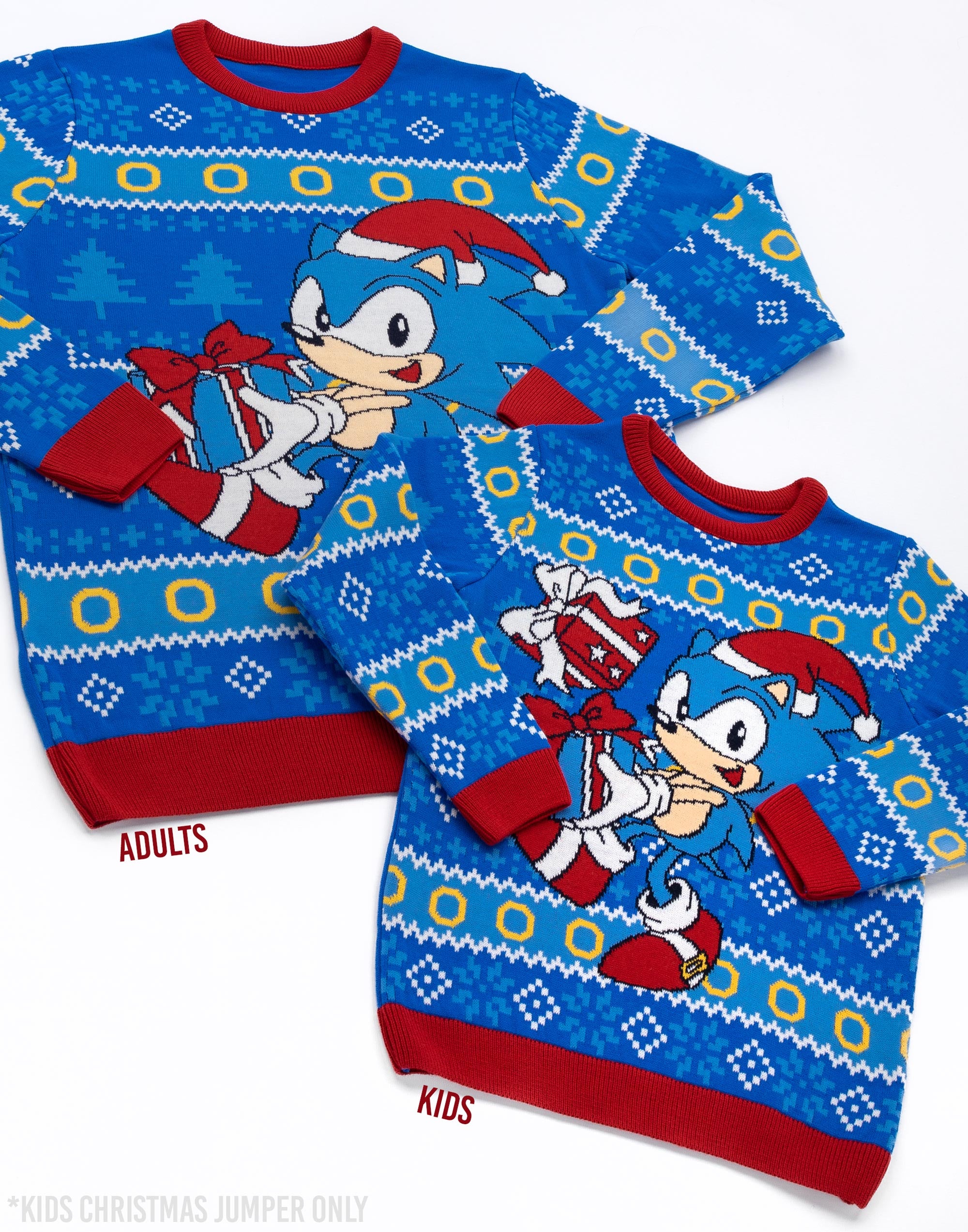 Sonic the Hedgehog Blue Sonic Christmas Jumper Boys - Picture 14 of 47