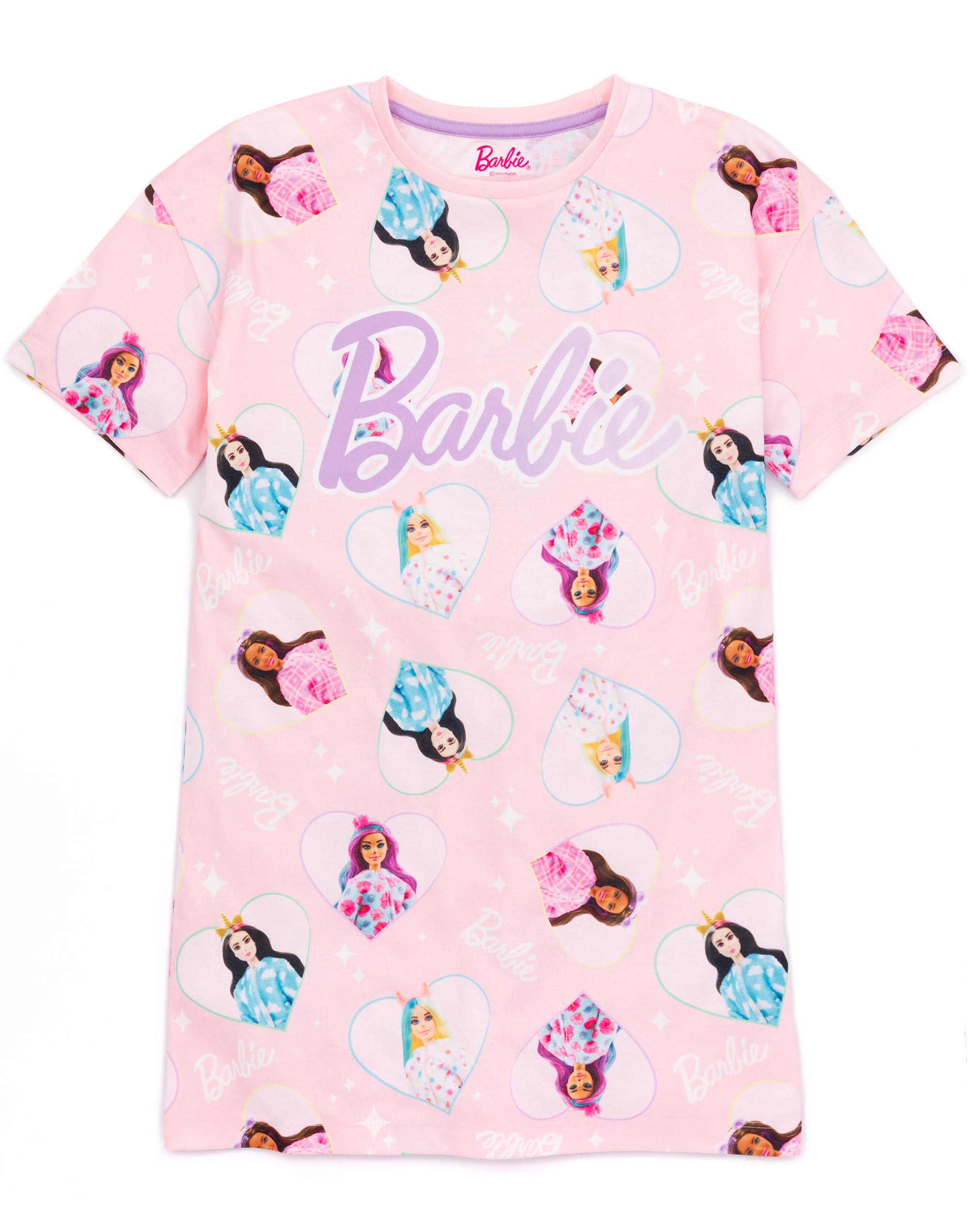 Camisón Barbie rosa manga corta niñas - Imagen 10 de 39