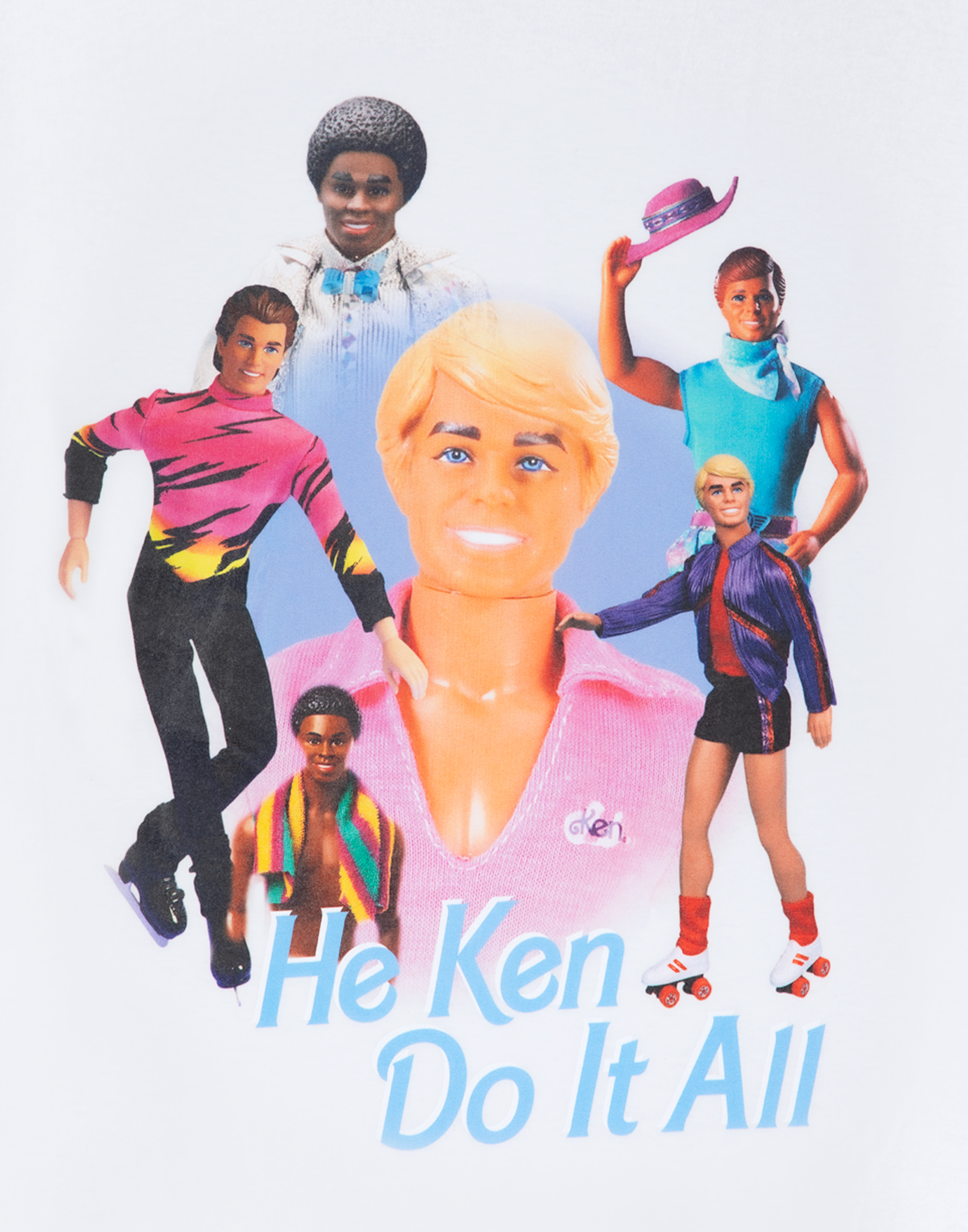 Barbie blanca He Ken Do It All camiseta manga corta para hombre - Imagen 11 de 39