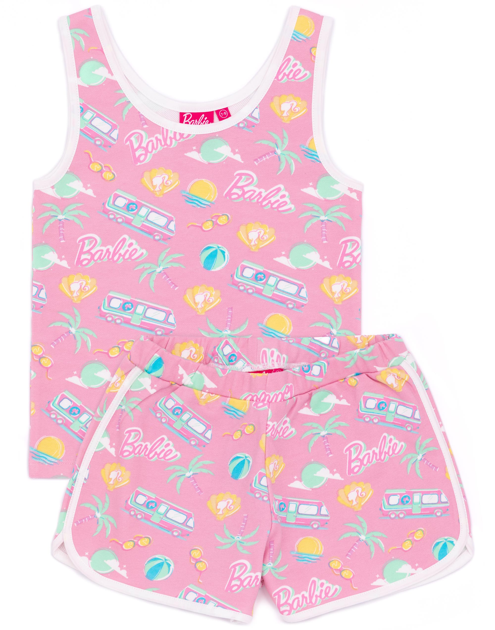 Barbie Rosa 2 Piezas Toalla Co-ord Niñas - Imagen 20 de 37