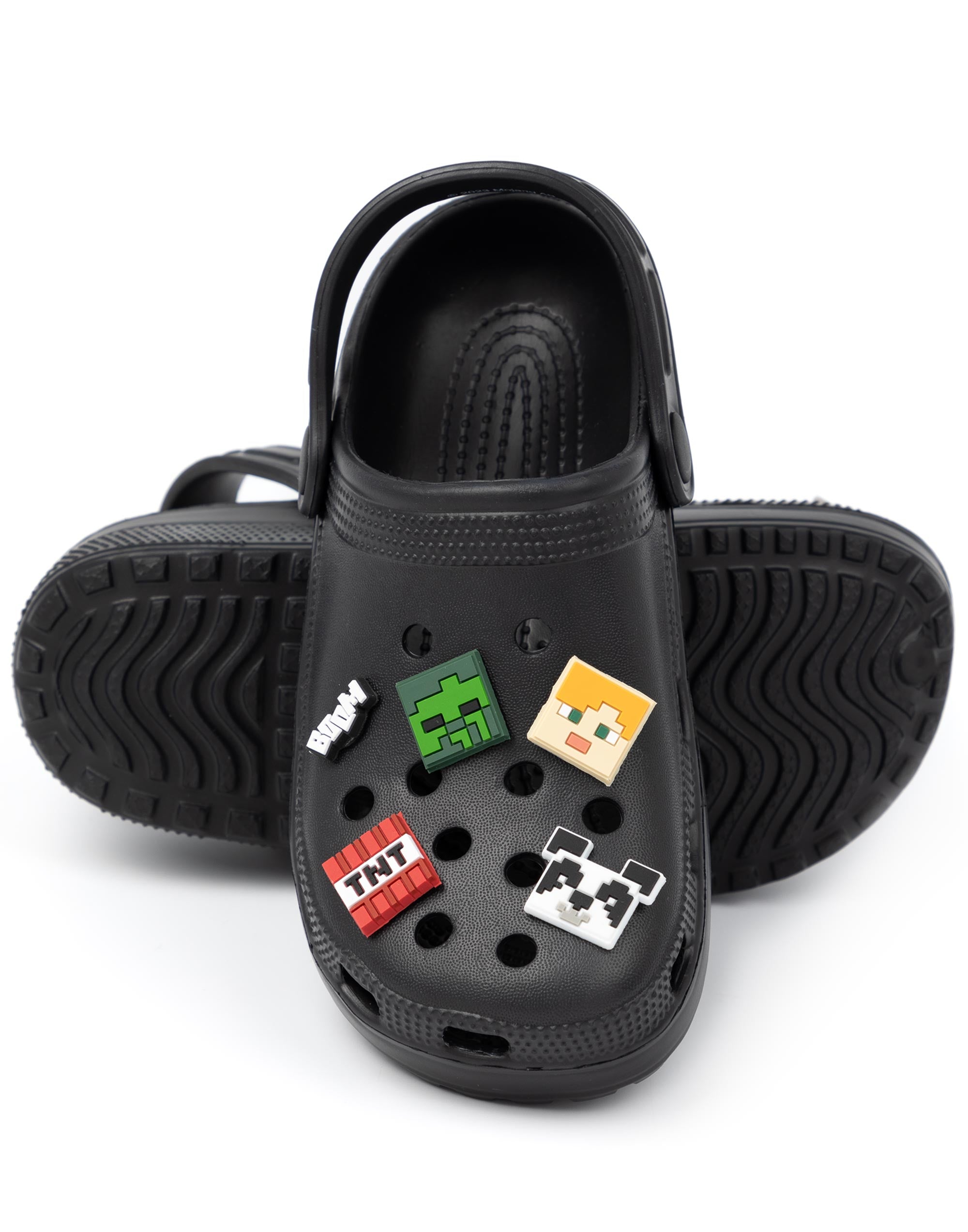 Minecraft Schwarz Charakter Gesicht Clogs Unisex Kinder - Bild 11 von 51