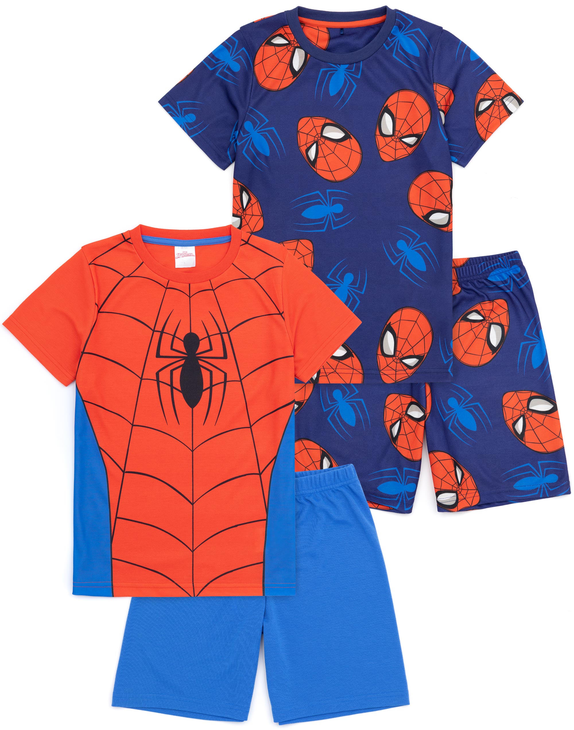 Marvel Pyjama-Set blau Kurzarm kurzes Bein Jungen - Bild 11 von 59