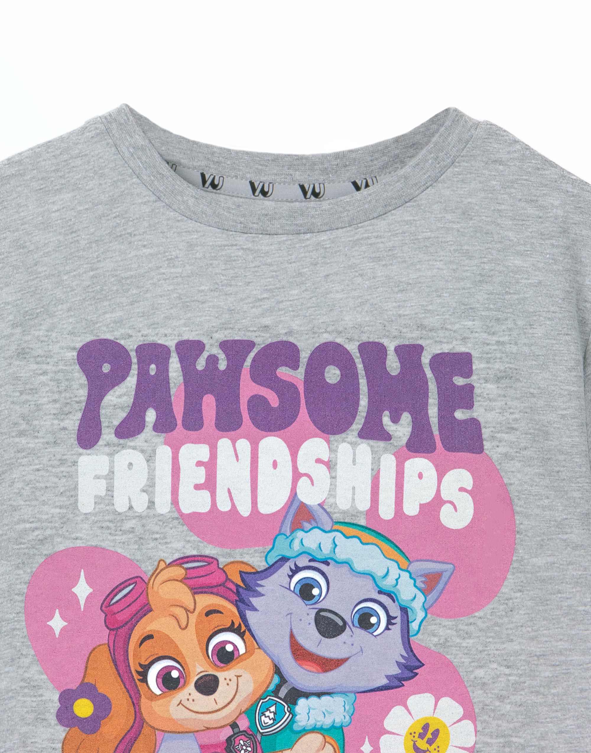 Camiseta Paw Patrol Gris Pawsome Friendships Manga Corta Unisex Niños - Imagen 13 de 25