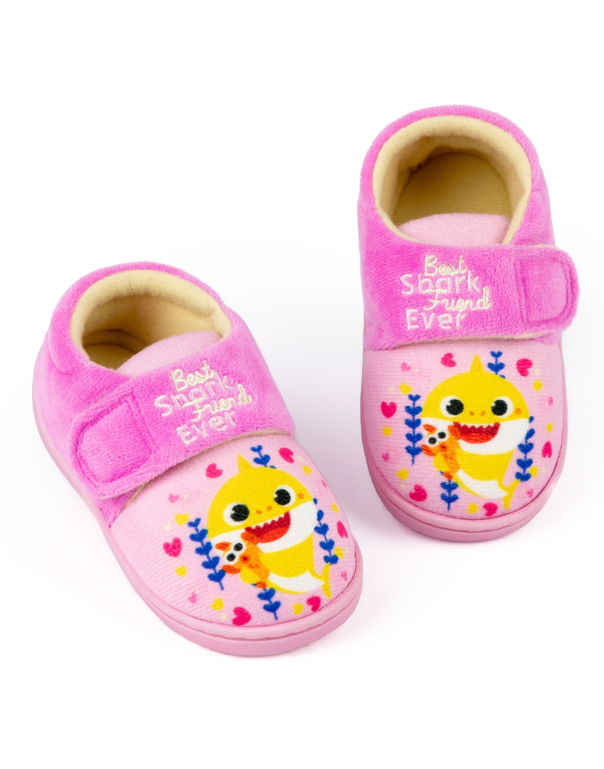 Zapatillas mocasines bebé tiburón rosa gancho y bucle (niñas) - Imagen 10 de 39