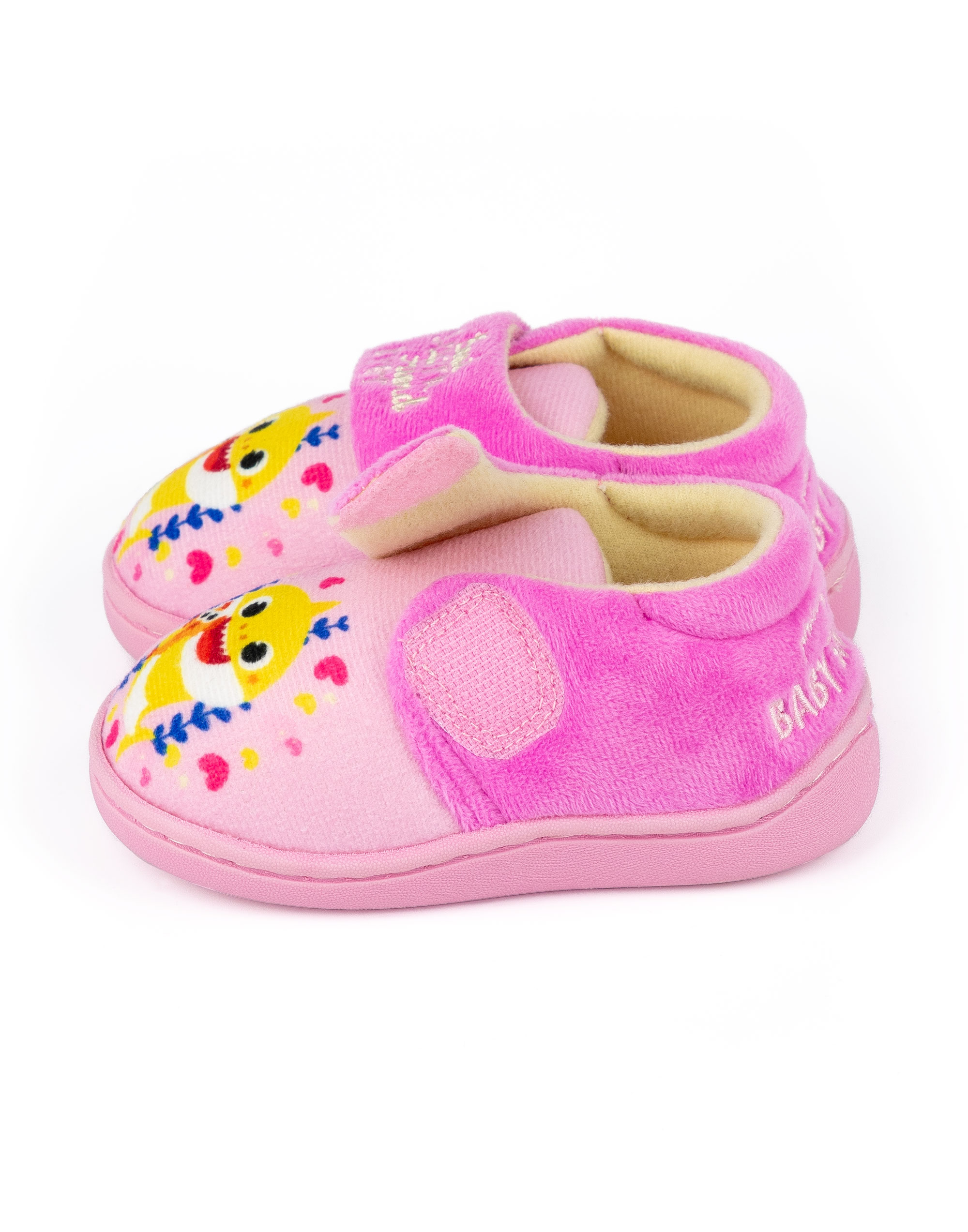 Zapatillas mocasines bebé tiburón rosa gancho y bucle (niñas) - Imagen 14 de 39