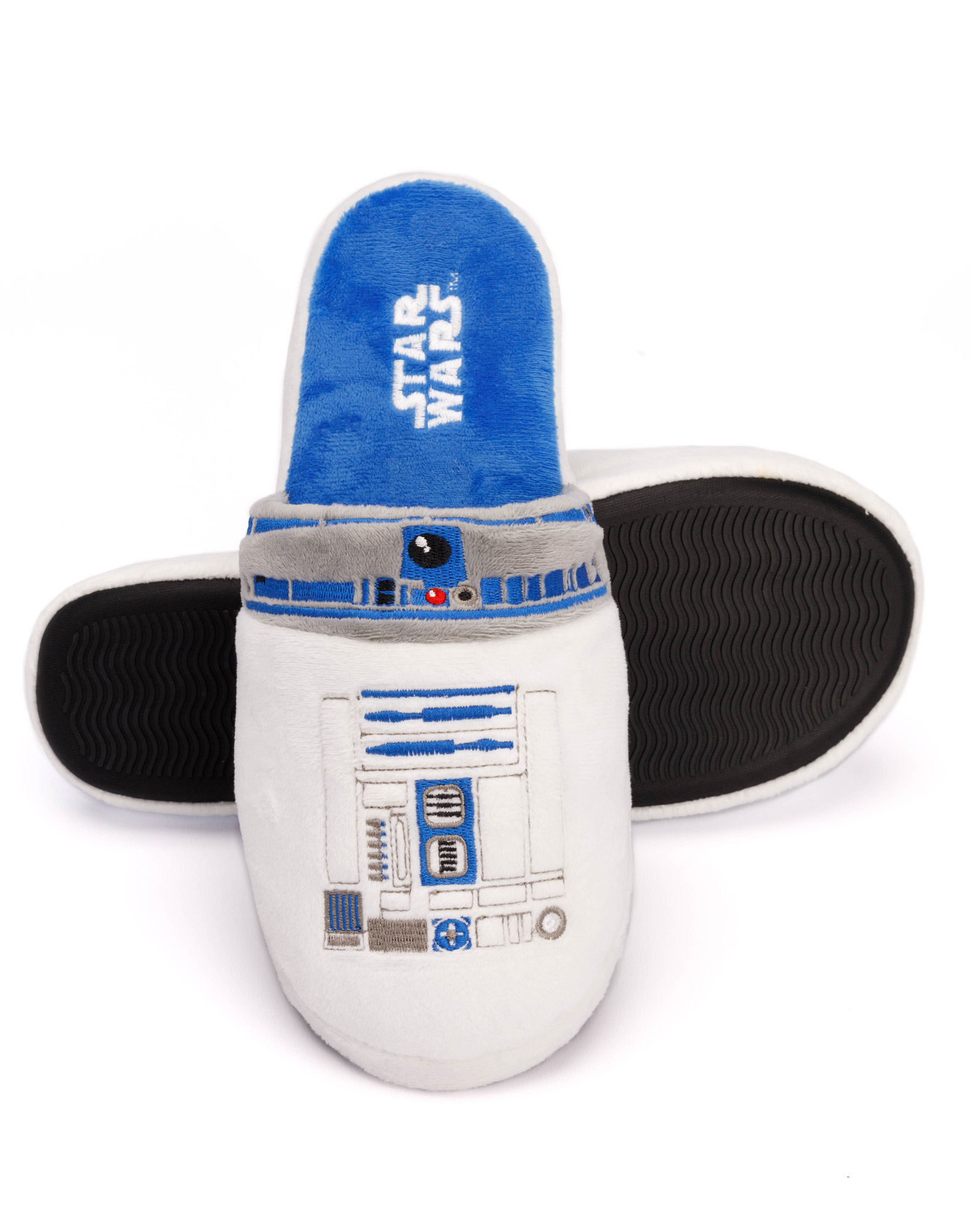 Star Wars Slippers Mens Yoda Jedi Or R2D2 Slip On House Shoes Locasiners - Imagen 12 de 17