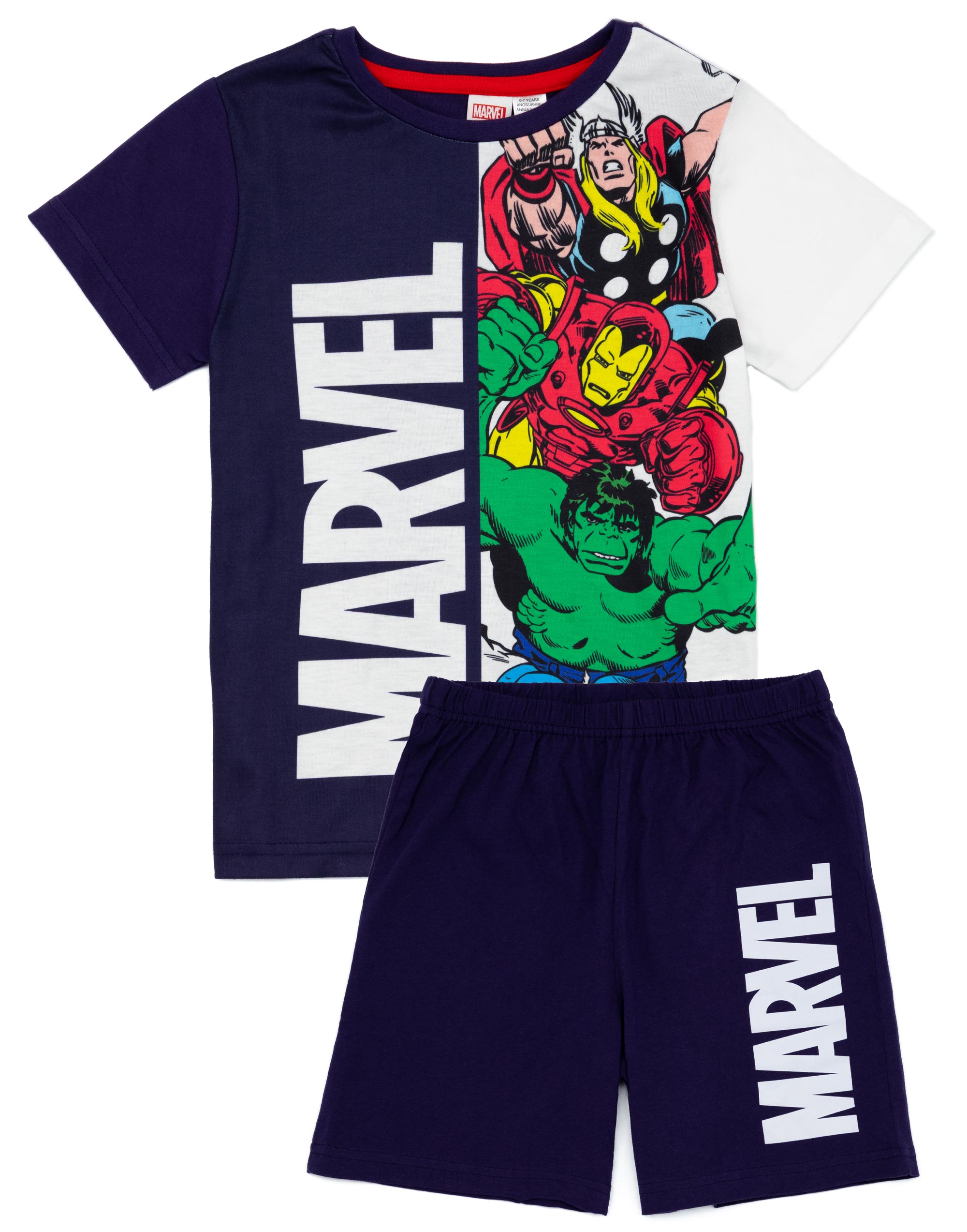 Disney Marvel Мстители-Персонаж и марка большого костюма-Пижамный комплект от kurzem B