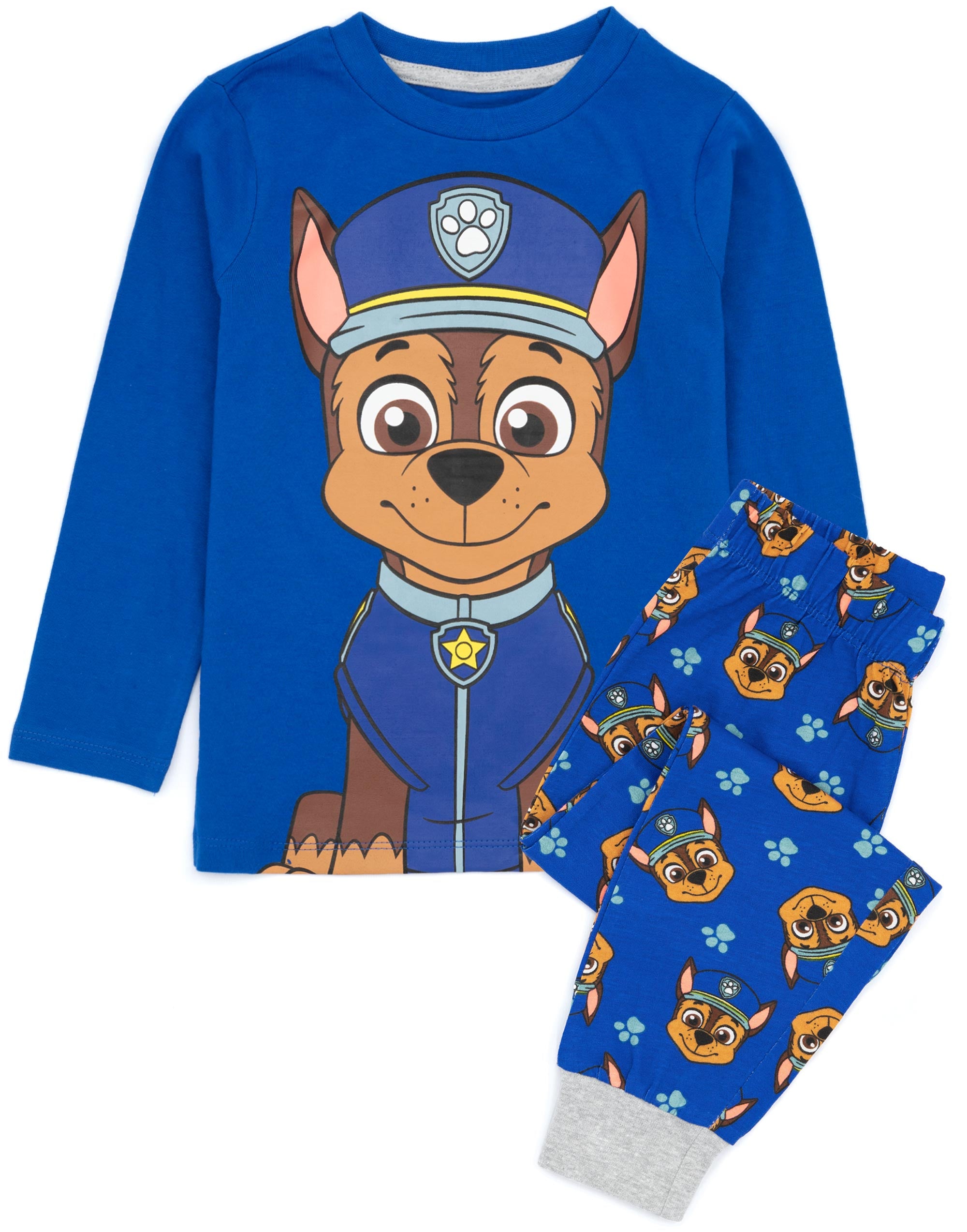 Conjunto de pijama de pierna larga manga larga con estampado de personajes y estampado integral de Paw Patrol - Imagen 14 de 34