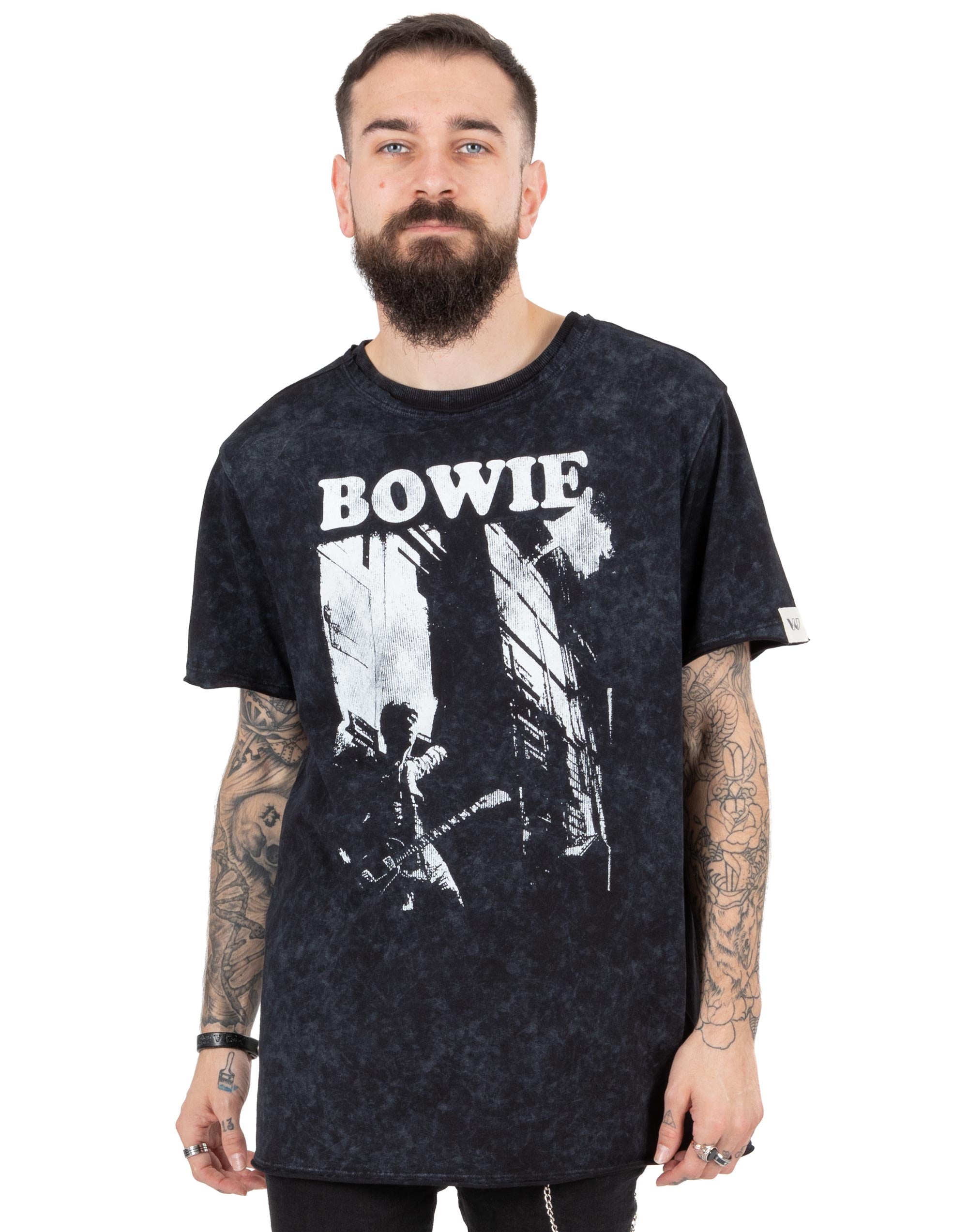 Футболка Дэвида Боуи Schwarzes Bowie mit kurzen rmeln Herren 2990₽