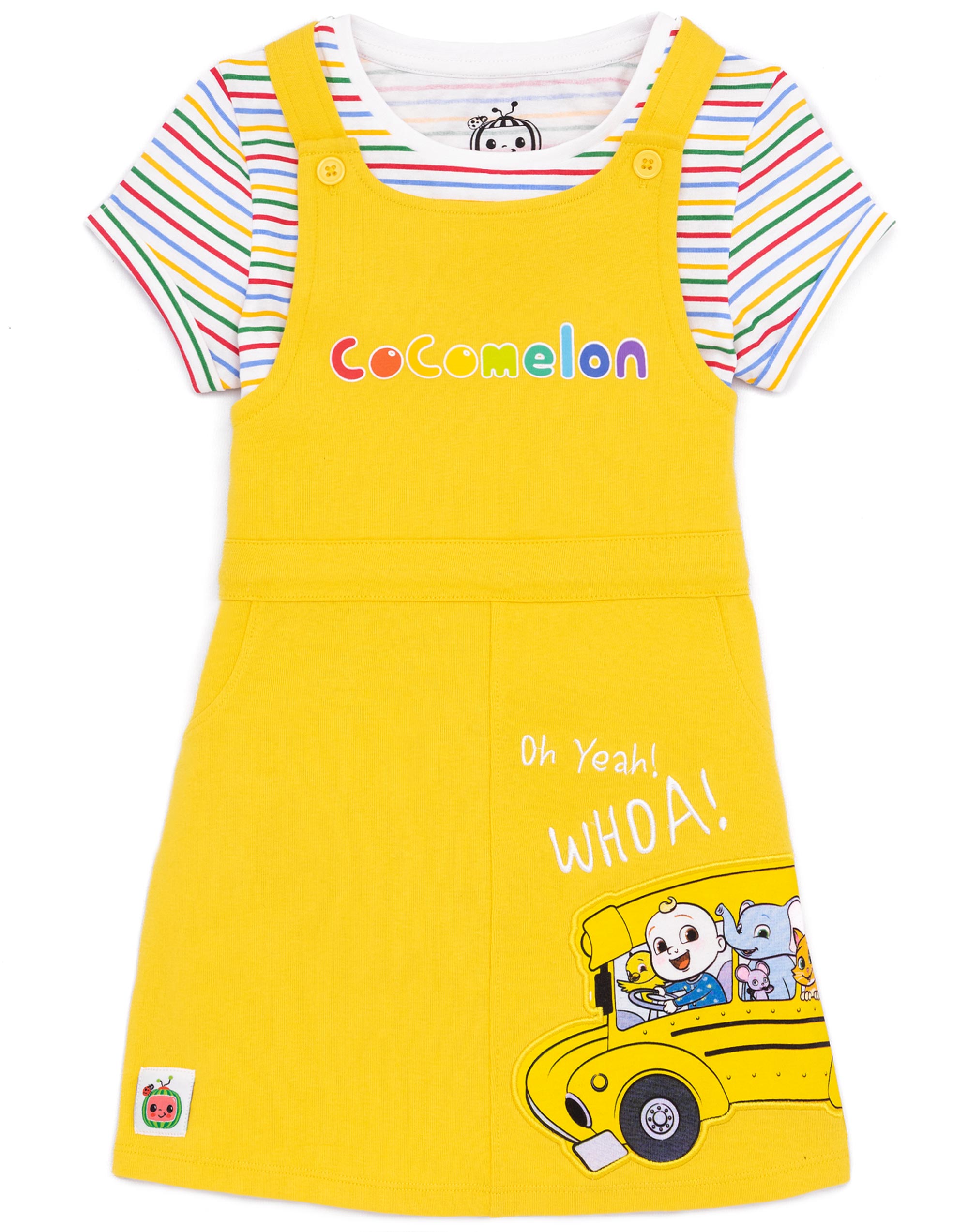 Футболка Cocomelon Gelbes kurzärmeliges унисекс Kinder