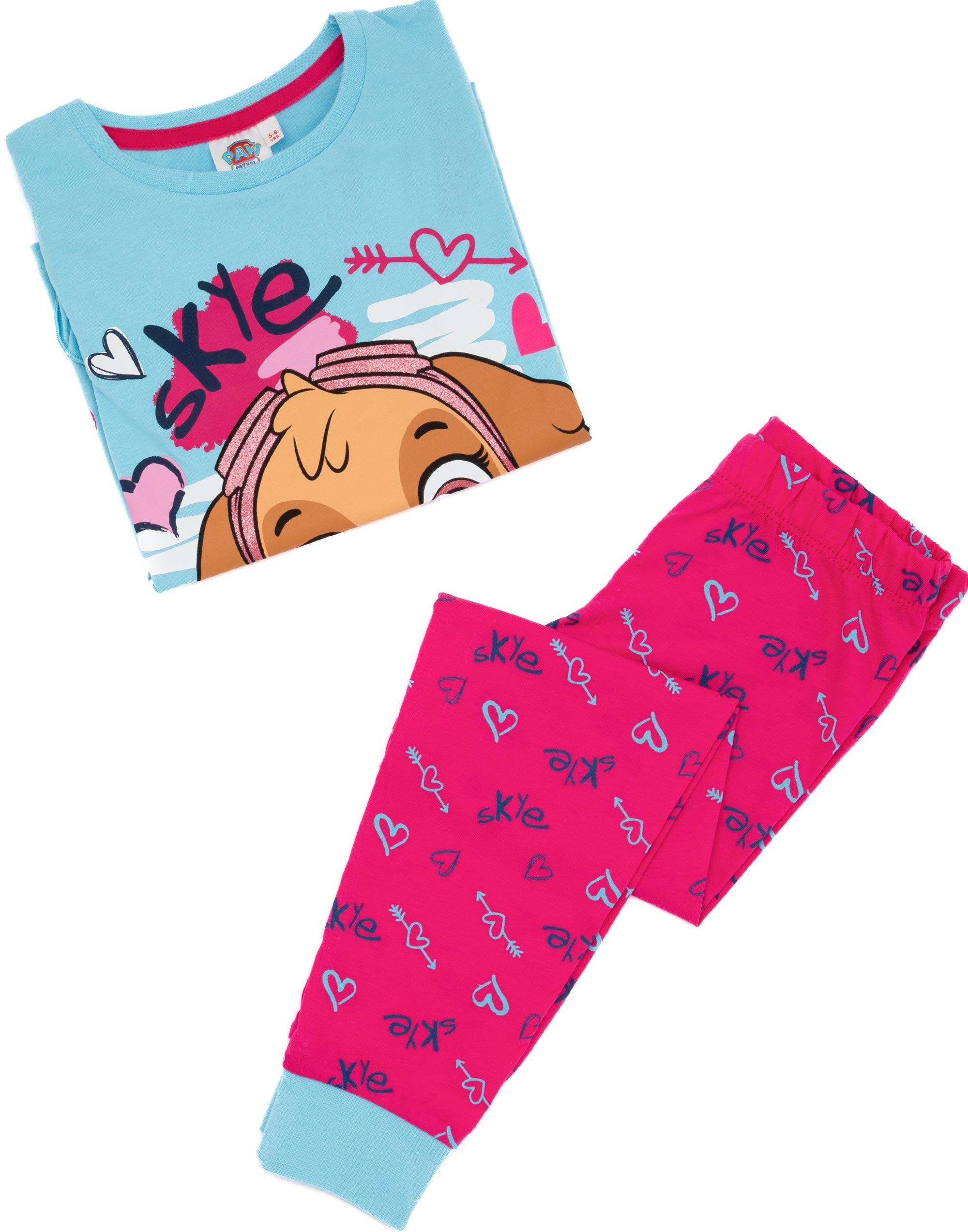 Paw Patrol Blue Skye Long Sleeve Long Leg Pyjama Set Girls - Picture 12 of 21