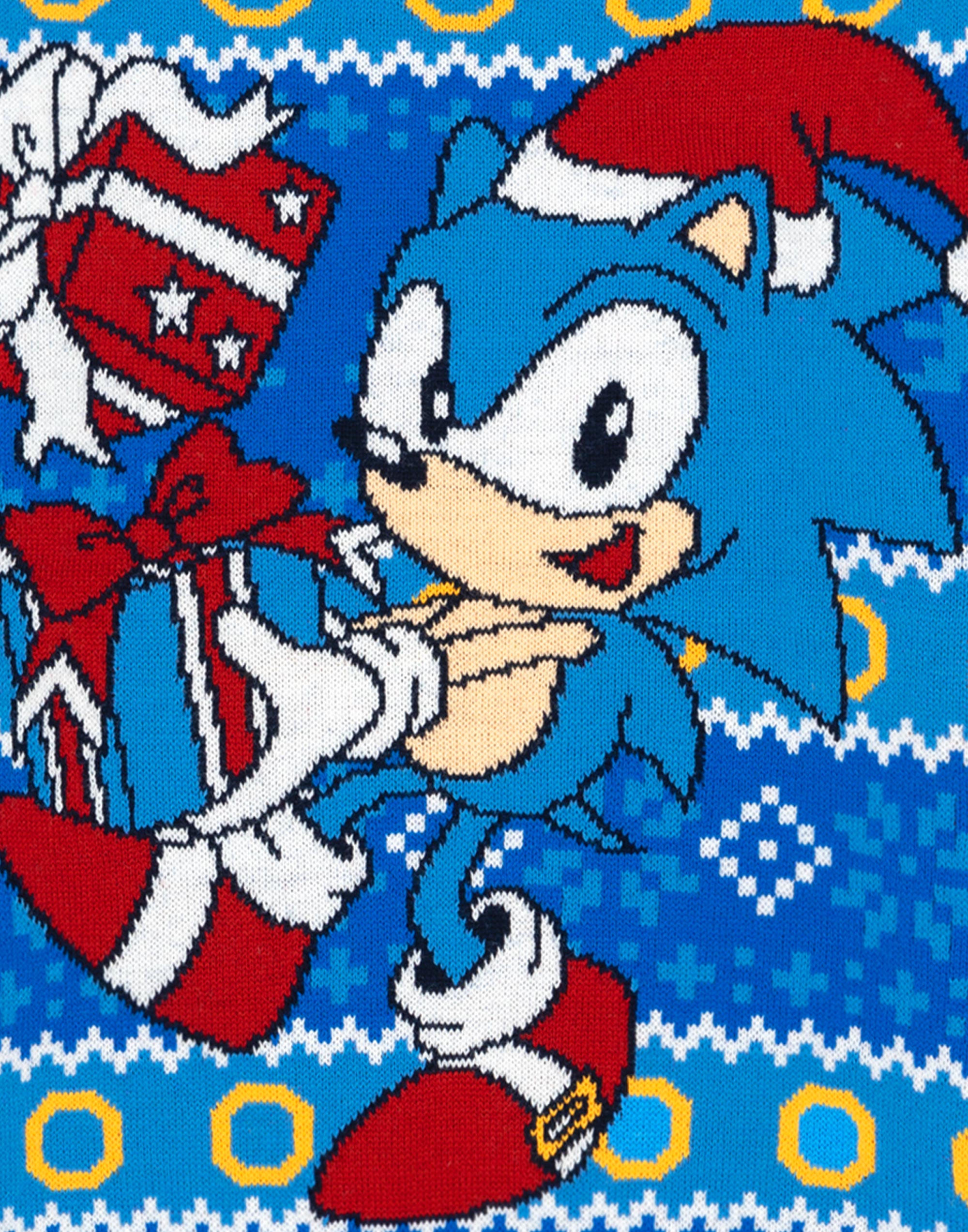 Sonic the Hedgehog Blue Sonic Christmas Jumper Boys - Picture 18 of 47
