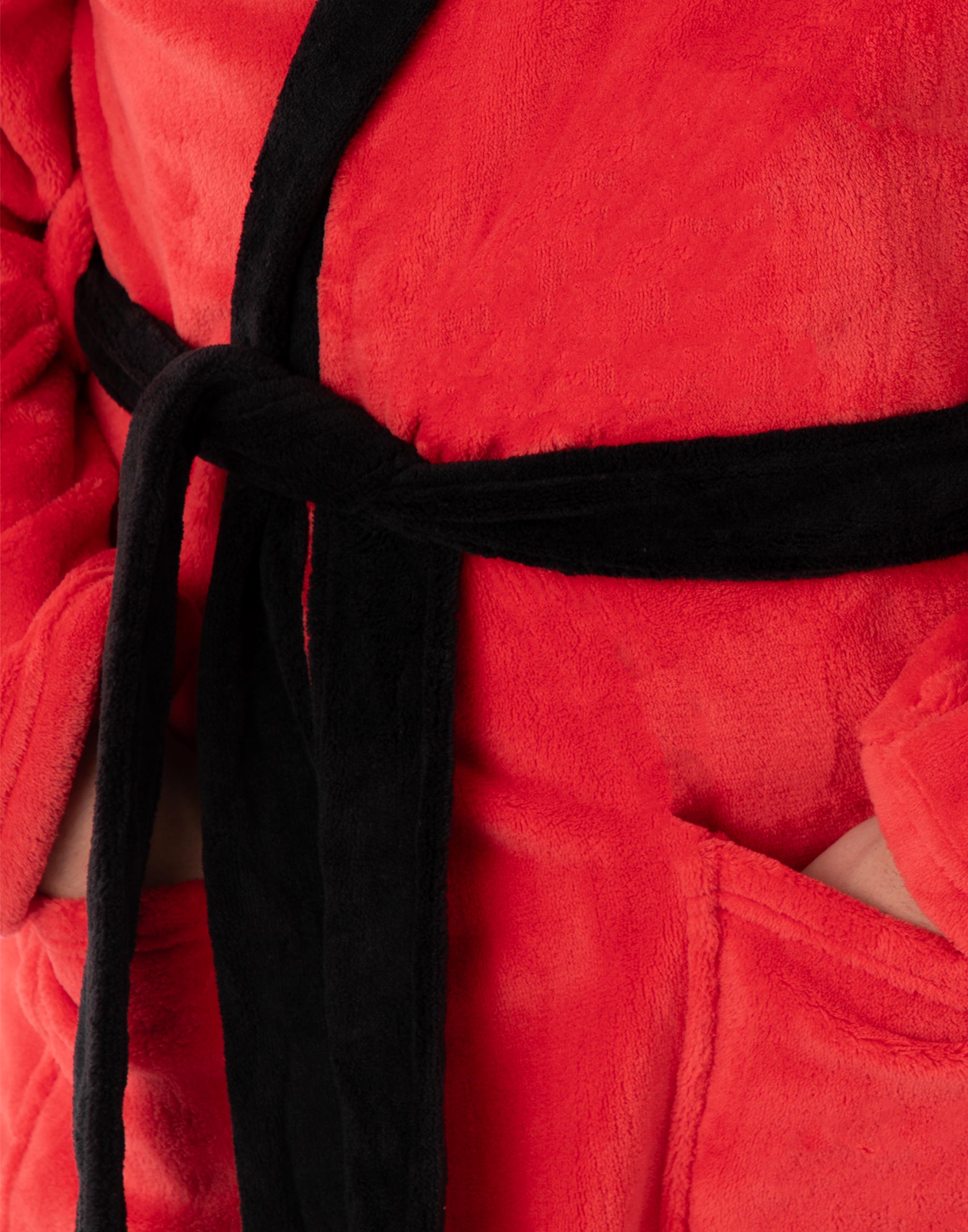 Star Trek Red Hooded Bathrobe Mens - Picture 15 of 27