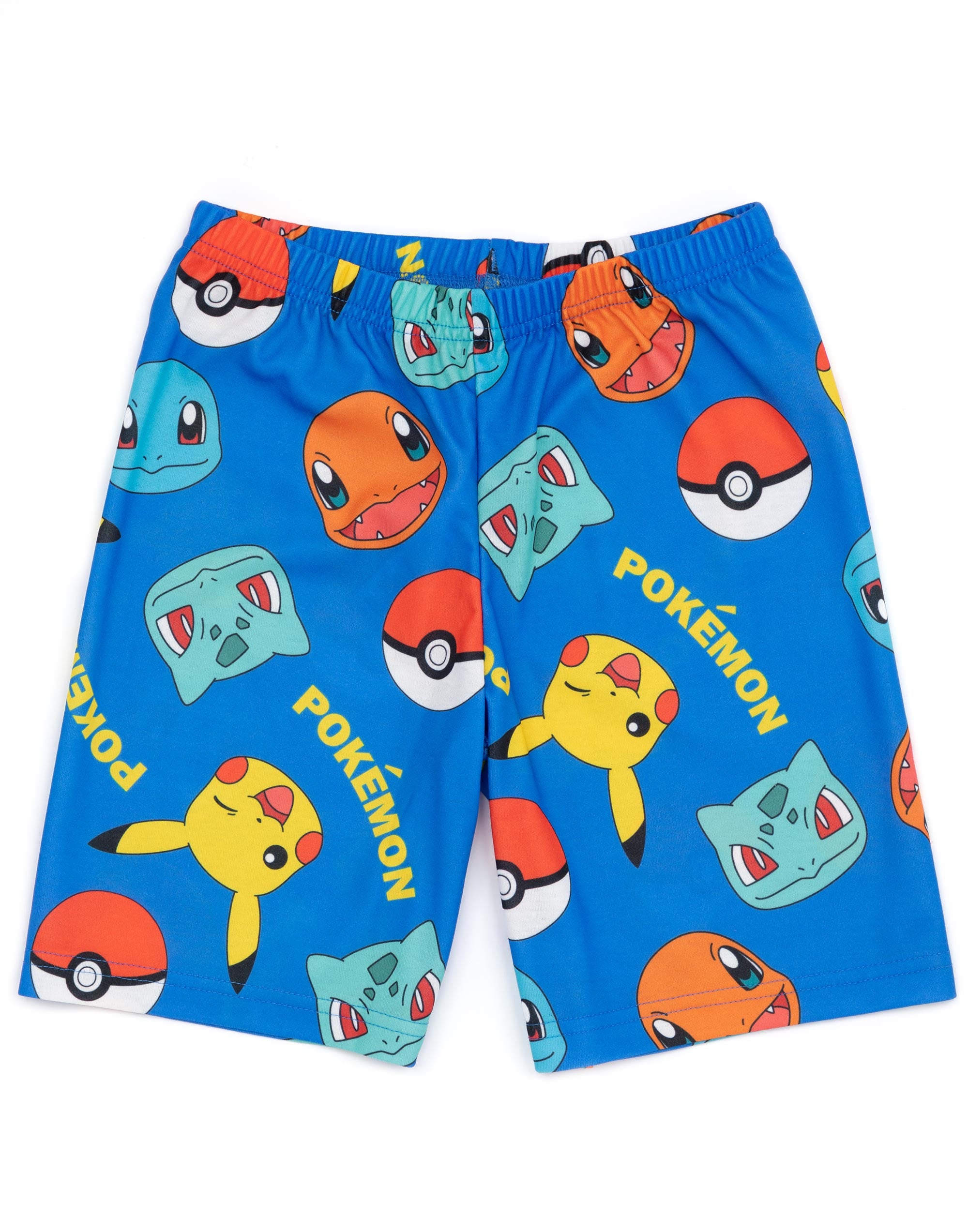 Pokemon Multicolor Manga Corta Pierna Corta Conjunto Pijama Unisex Niños - Imagen 14 de 66