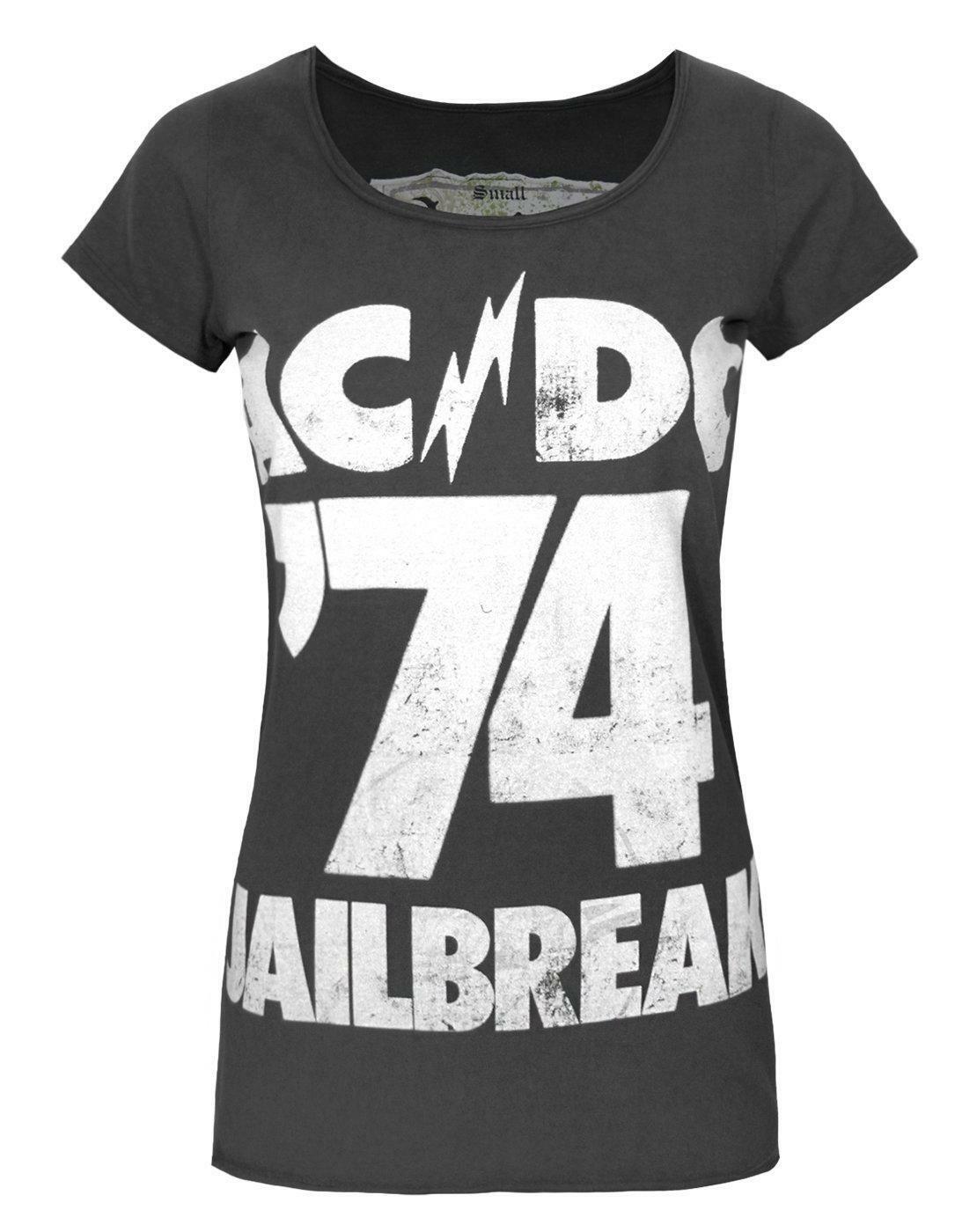 Усиленная одежда Graues Ac/Dc Jailbreak 74 Женская футболка Kurzarm