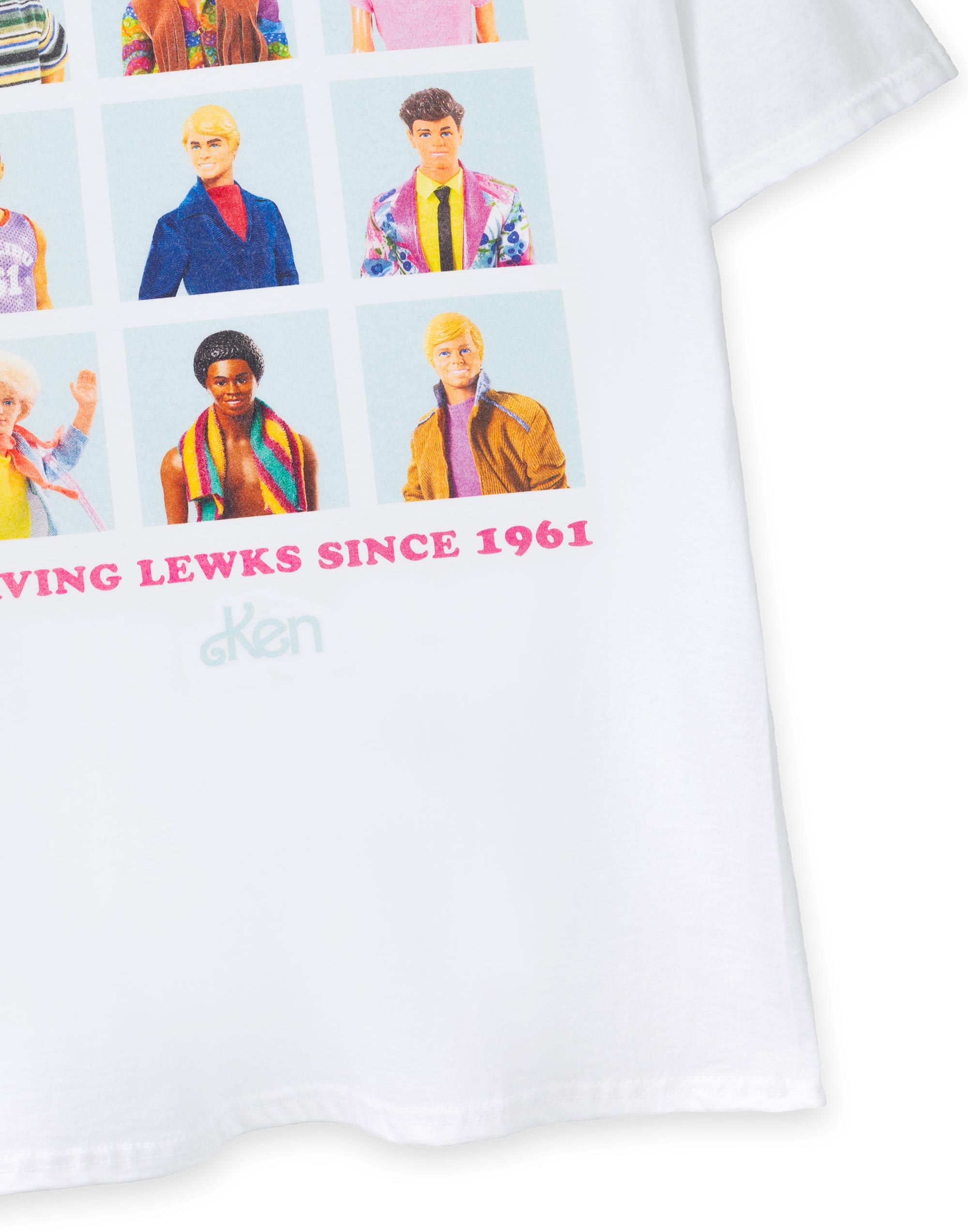 Barbie Blanca Ken Serving Lewks Camiseta Manga Corta Para Hombre - Imagen 18 de 59