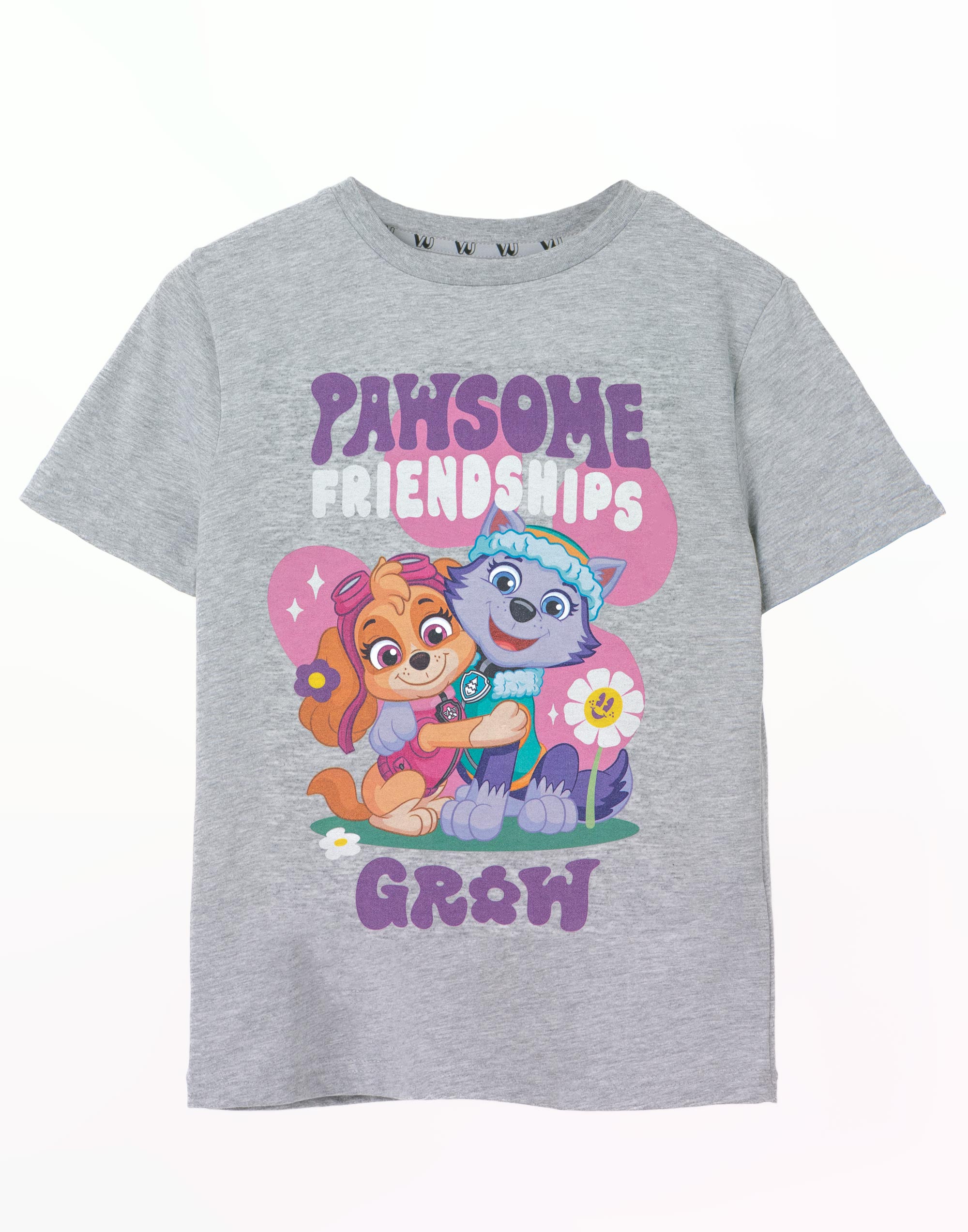 Camiseta Paw Patrol Gris Pawsome Friendships Manga Corta Unisex Niños - Imagen 11 de 25